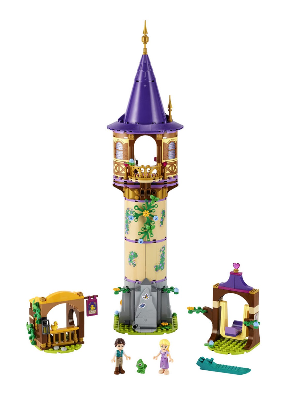 LEGO Rapunzel's toren - 43187 - voorkant geel
