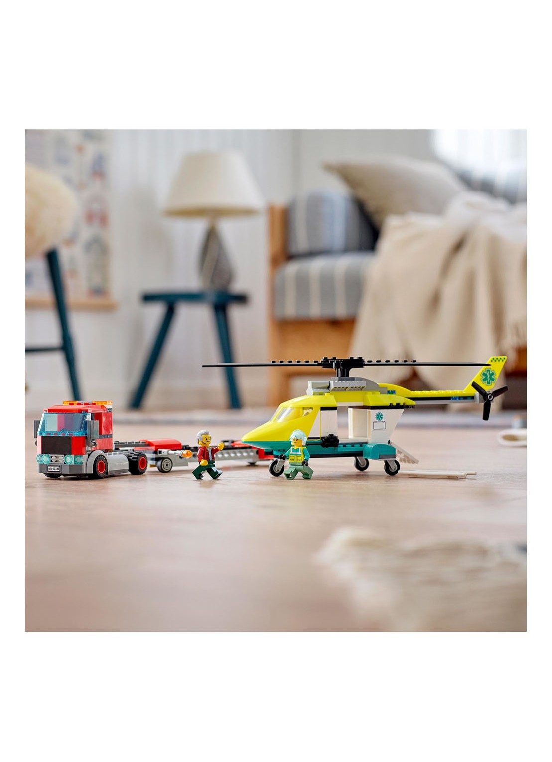 LEGO Reddingshelikopter Transport bouwspeelgoed - 60343 - detail 5 multicolor