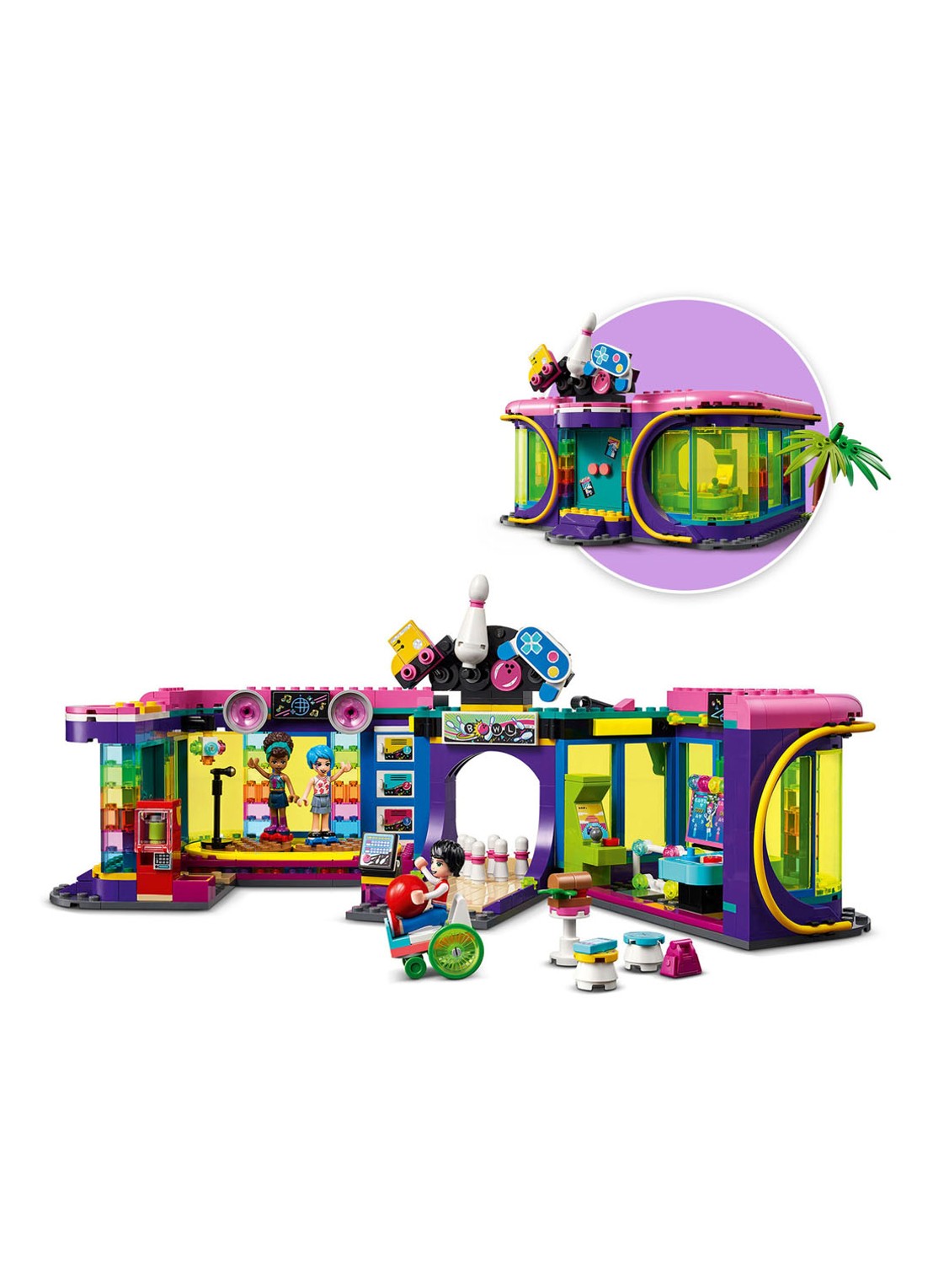 LEGO Rolschaatsdisco speelhal - 41708 - detail 4 multicolor