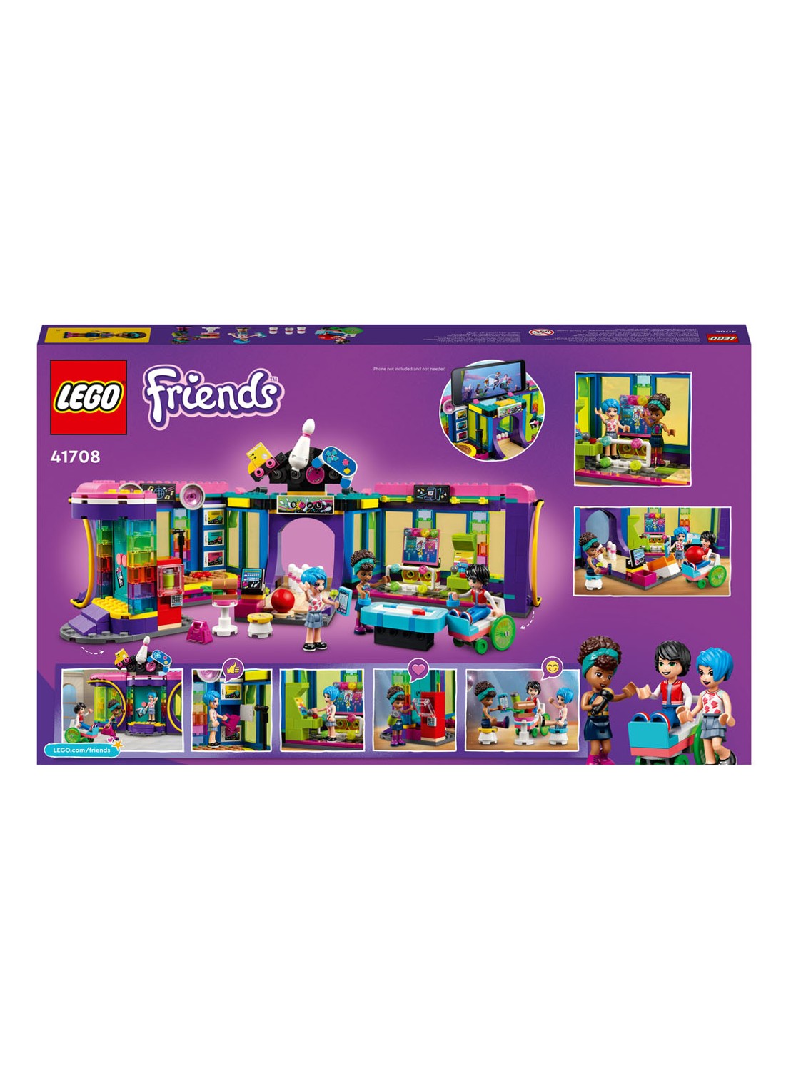 LEGO Rolschaatsdisco speelhal - 41708 - detail 7 multicolor