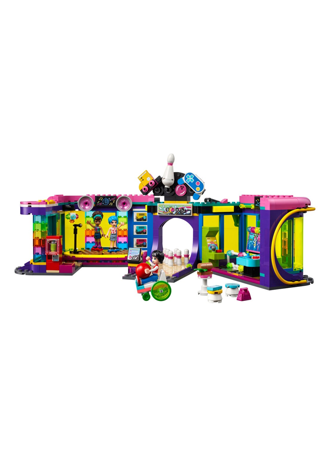 LEGO Rolschaatsdisco speelhal - 41708 - voorkant 2 multicolor