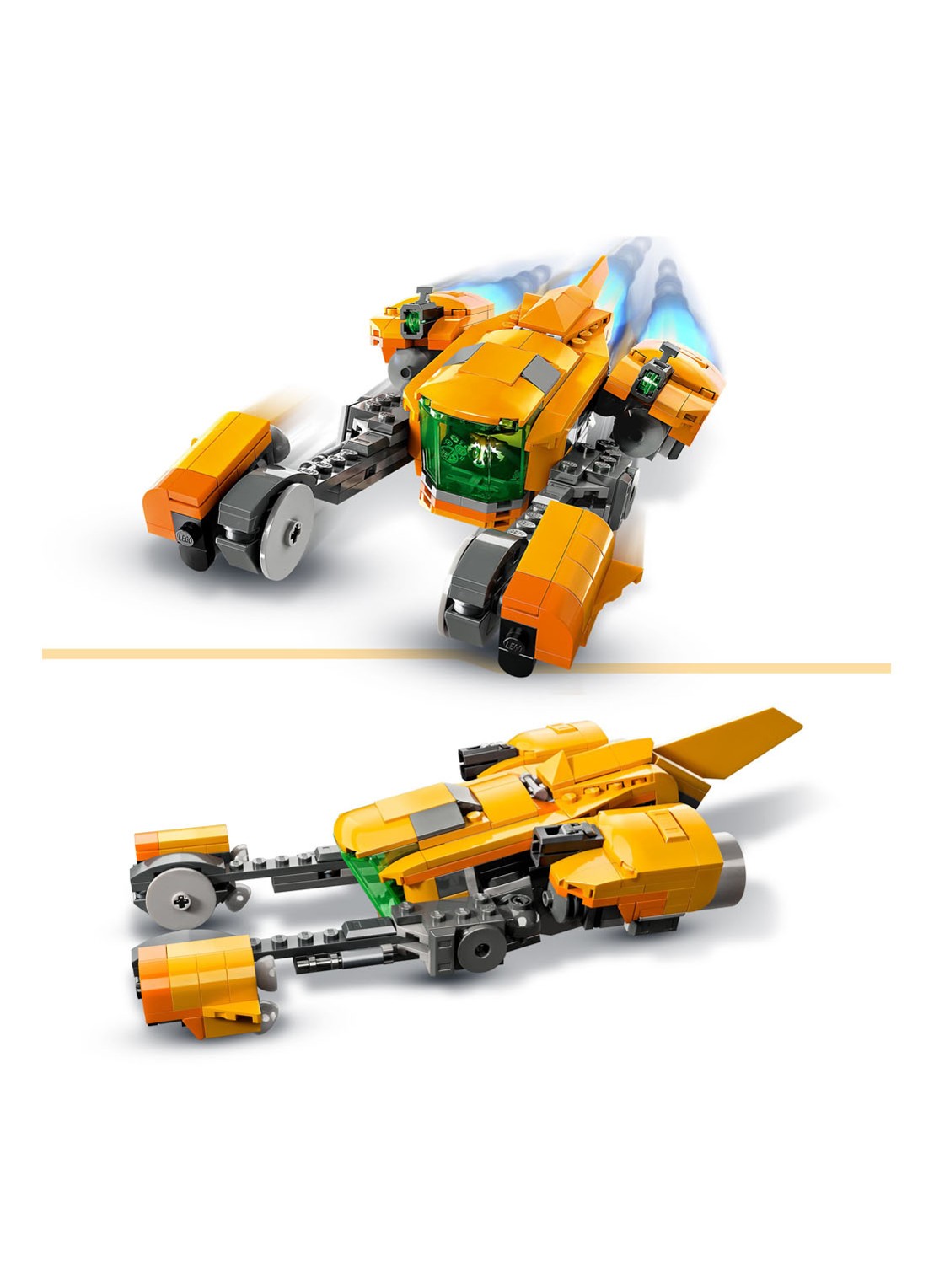 LEGO Schip van Baby Rocket Guardians of the Galaxy bouwset - 76254 - detail 2 multicolor