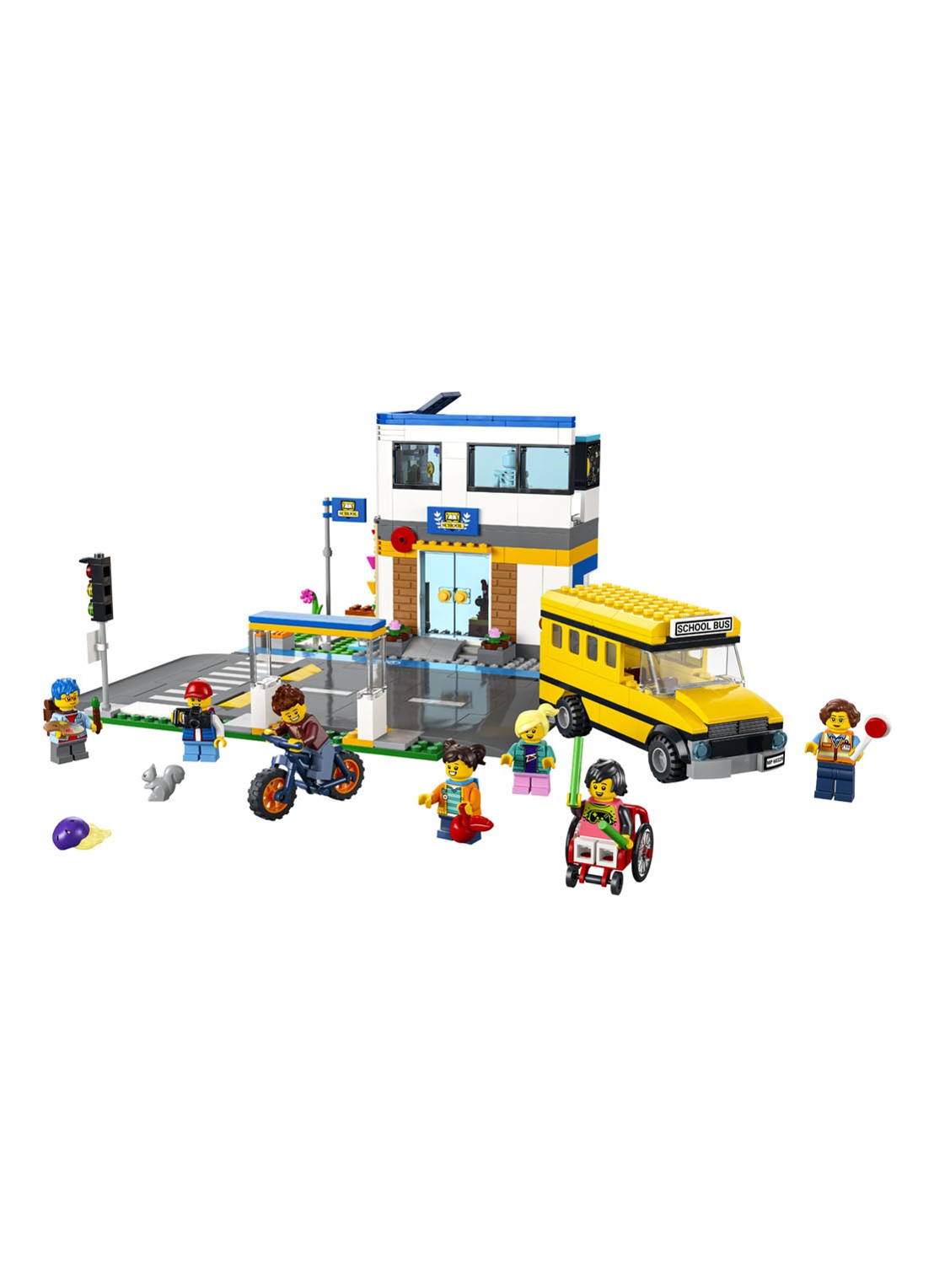 LEGO Schooldag bouwspeelgoed - 60329 - voorkant 2 multicolor