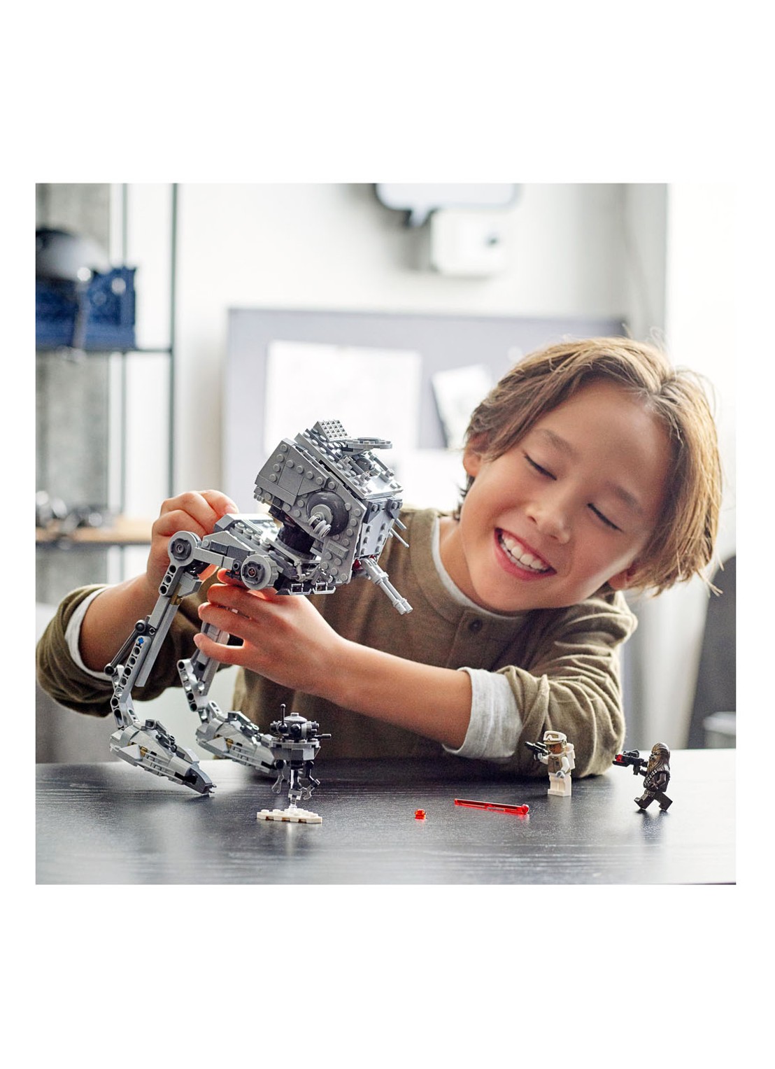 LEGO Slag Van Hoth AT-ST bouwspeelgoed - 75322 - detail 6 multicolor