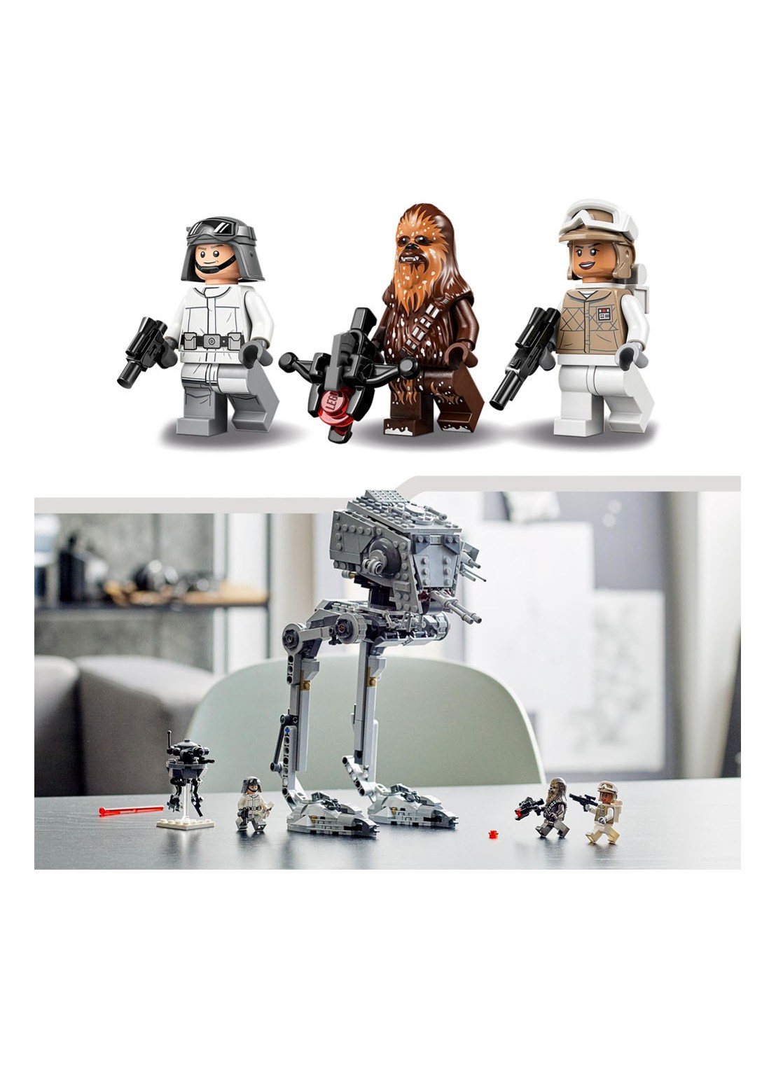 LEGO Slag Van Hoth AT-ST bouwspeelgoed - 75322 - detail 7 multicolor