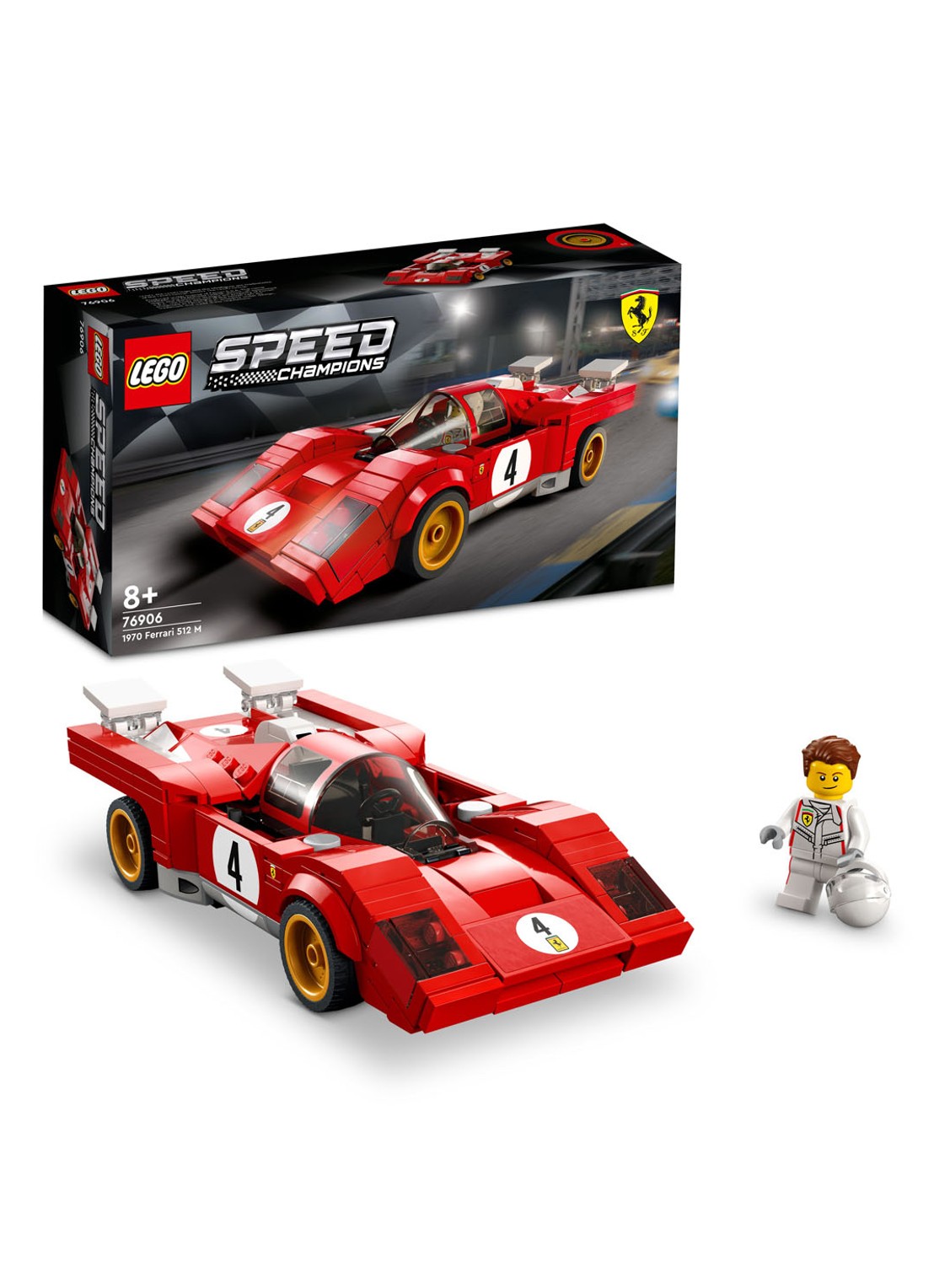 LEGO Speed Champions 1970 Ferrari 512 M set - 76906 - detail 3 multicolor
