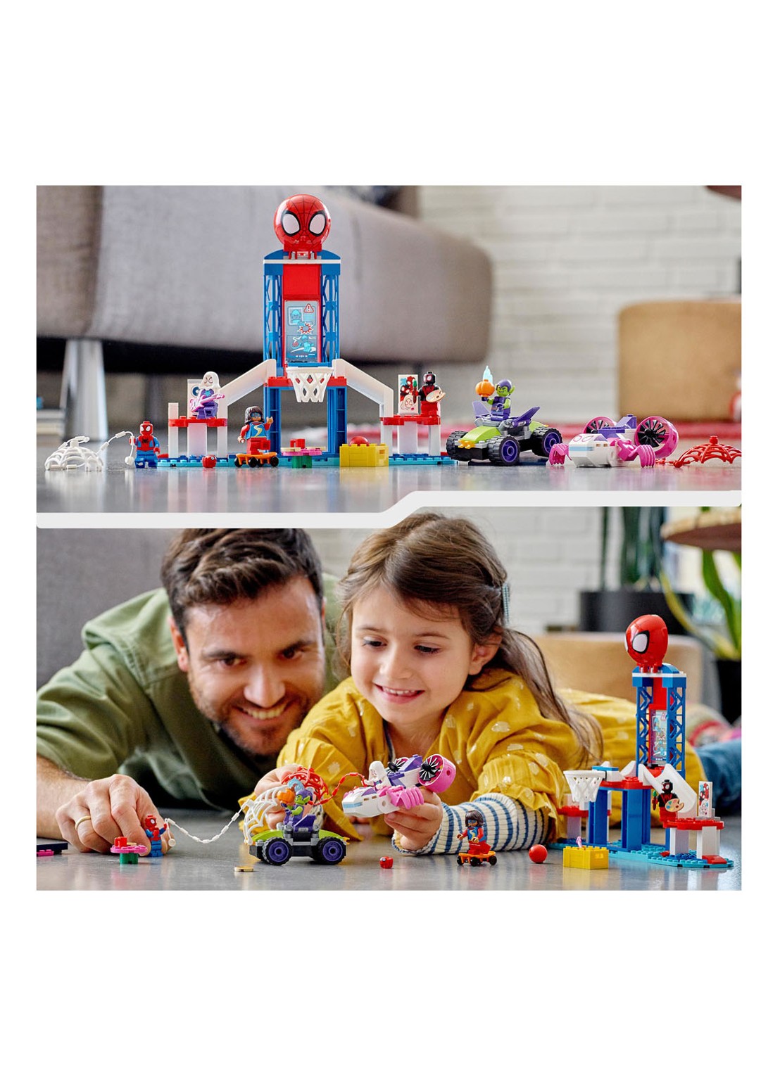 LEGO Spider Man Webuitvalsbasis Ontmoeting -10784 - detail 6 multicolor