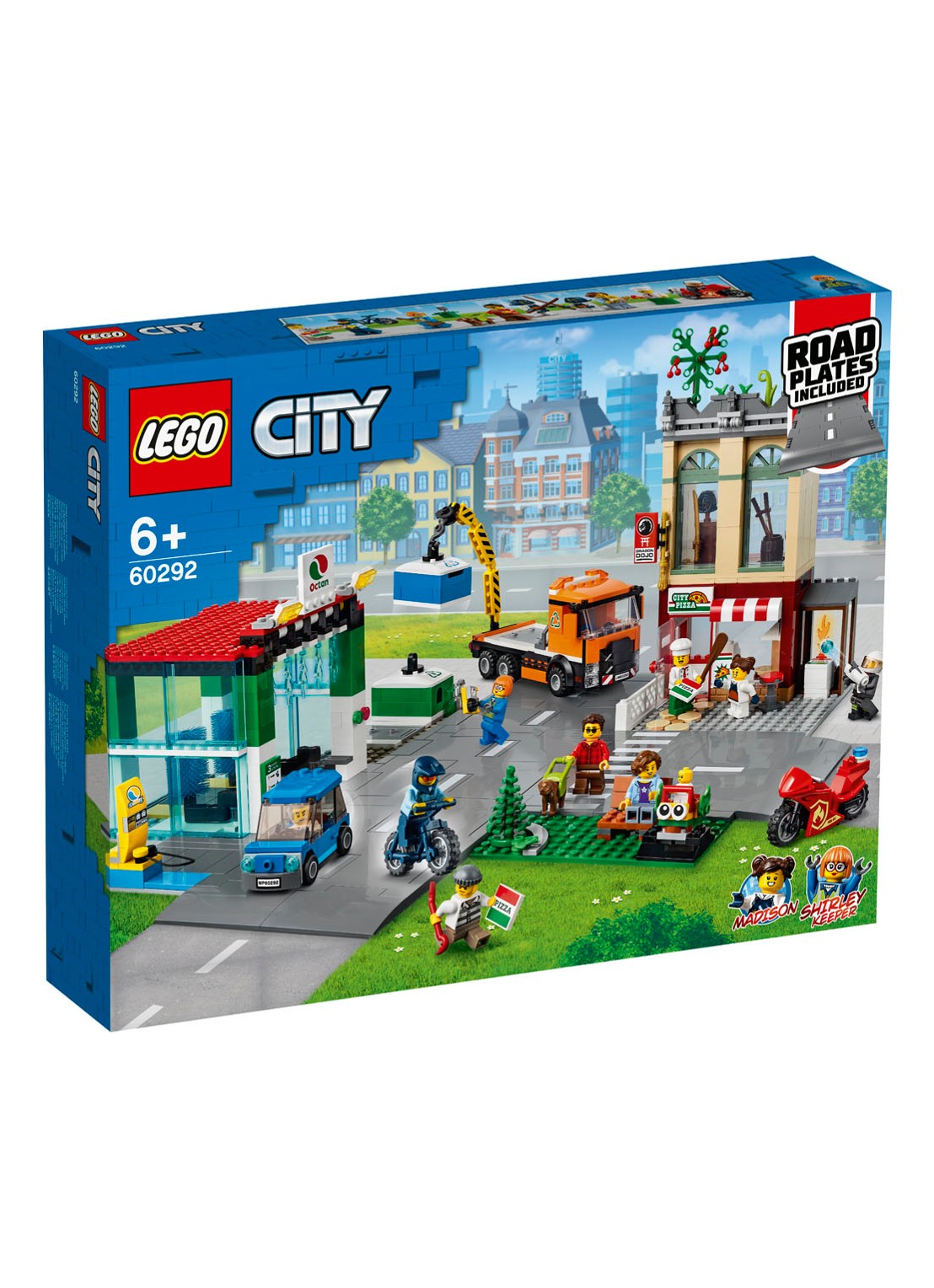 LEGO Stadscentrum - 60292 - voorkant grijs