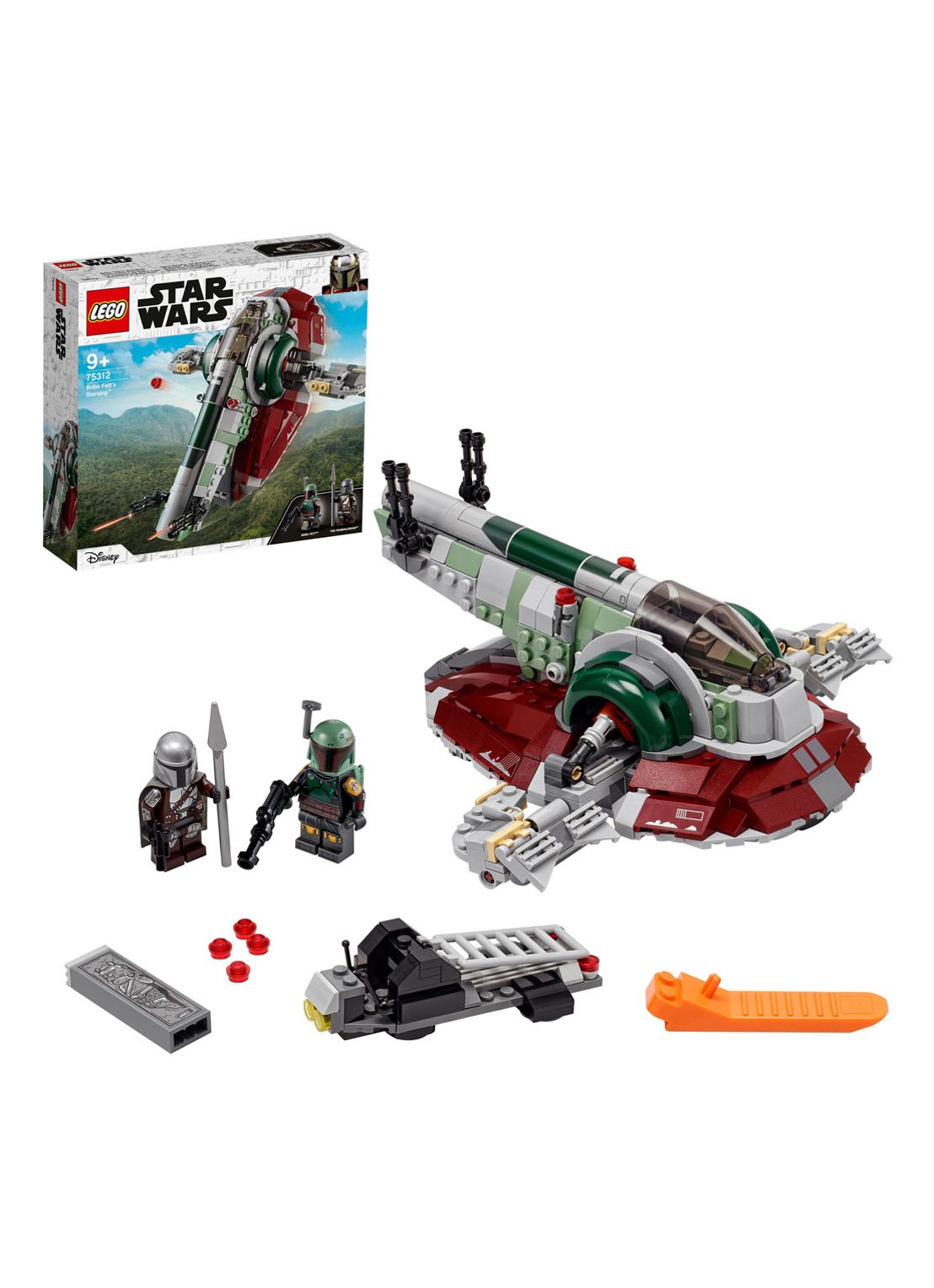 LEGO Star Wars Boba Fett's sterrenschip - 75312 - detail multicolor