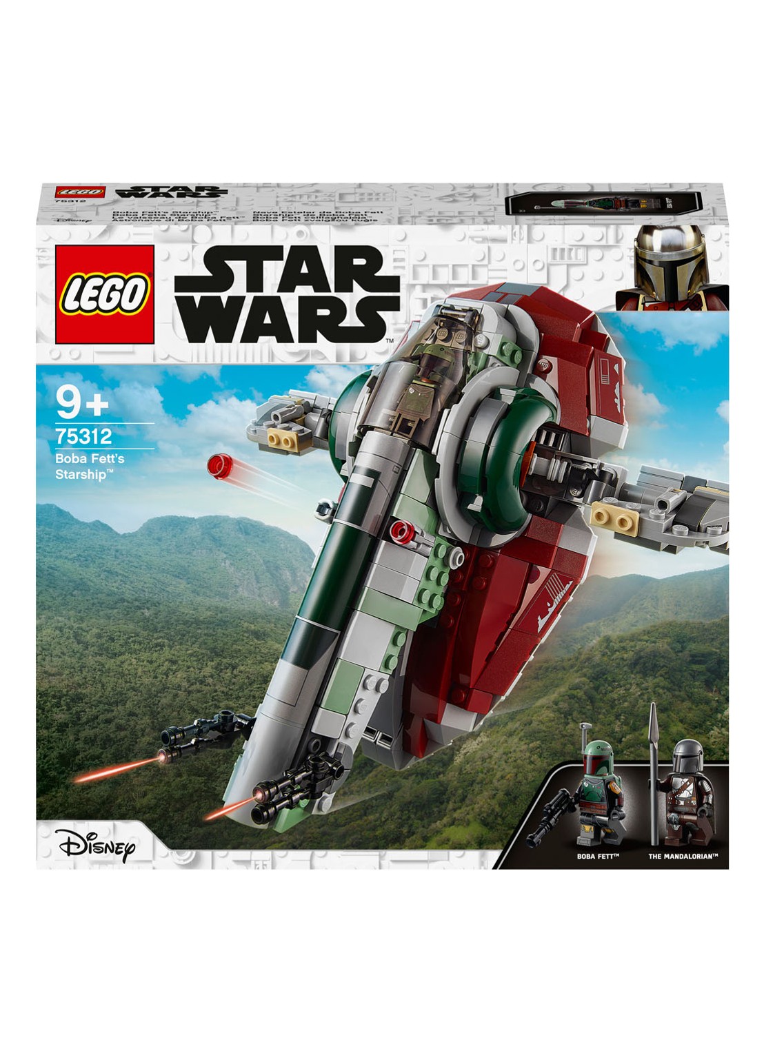 LEGO Star Wars Boba Fett's sterrenschip - 75312 - voorkant 6 multicolor