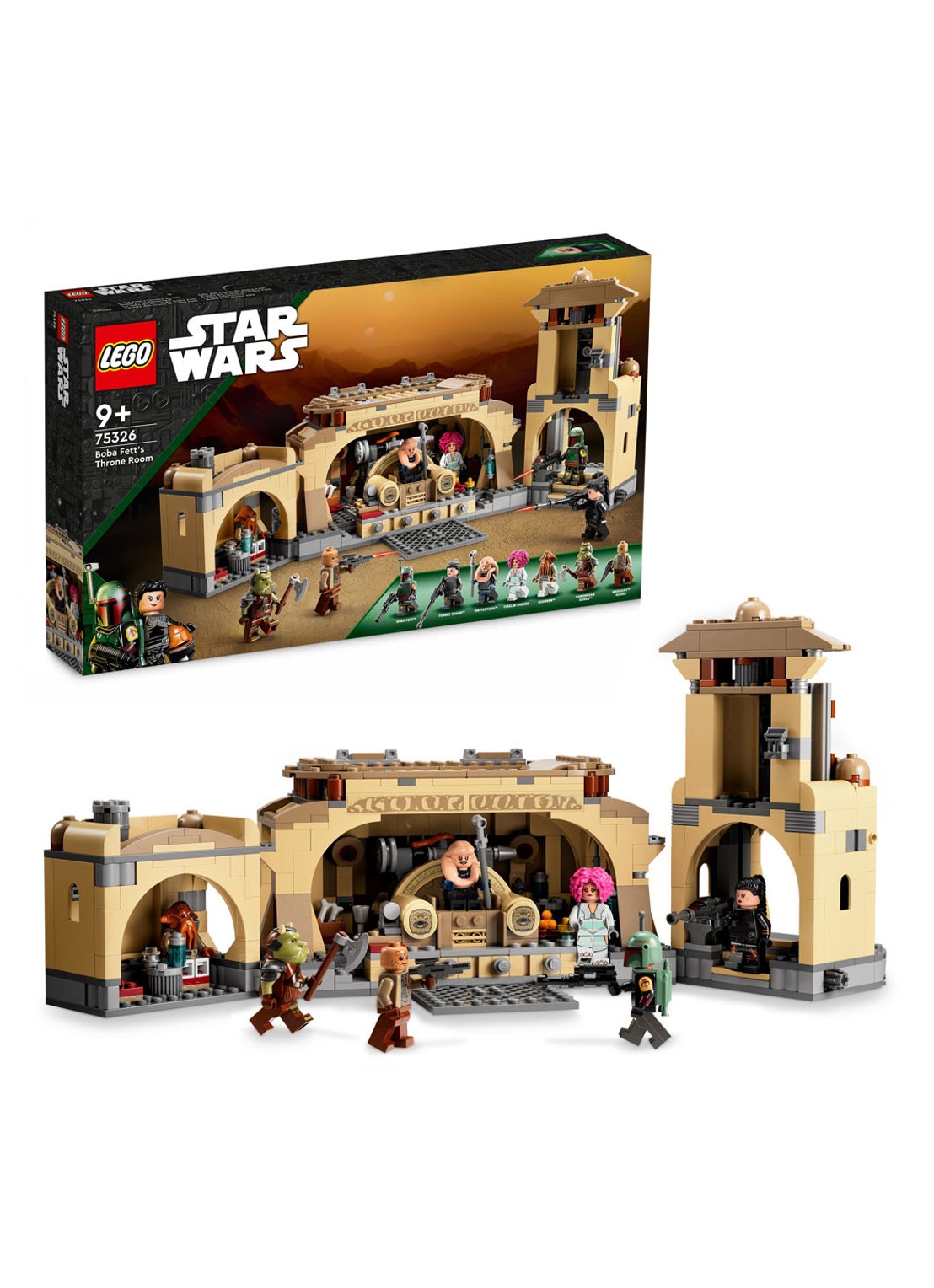 LEGO Star Wars Boba Fett's Troonzaal set - 75326 - detail multicolor