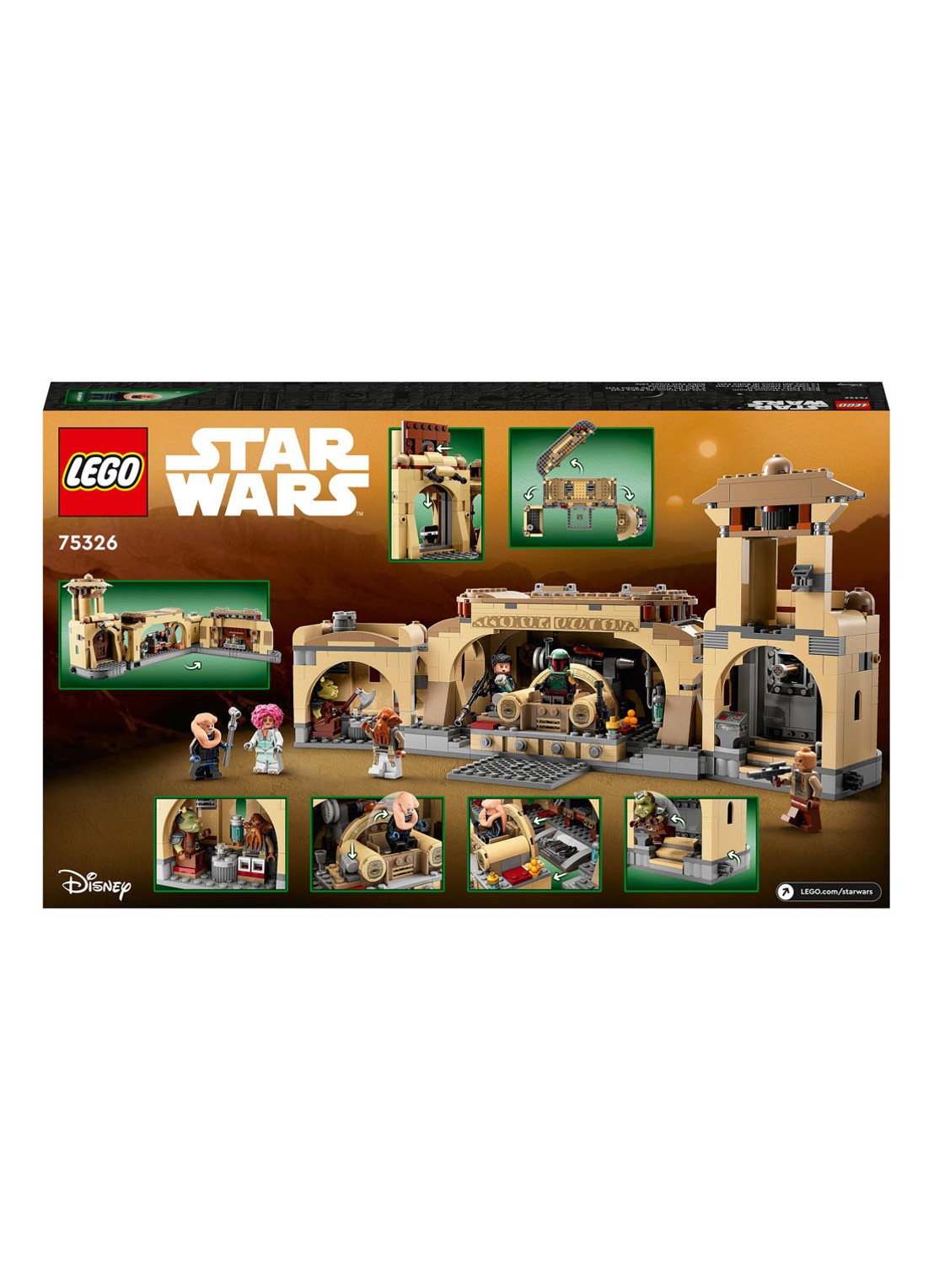 LEGO Star Wars Boba Fett's Troonzaal set - 75326 - detail 2 multicolor