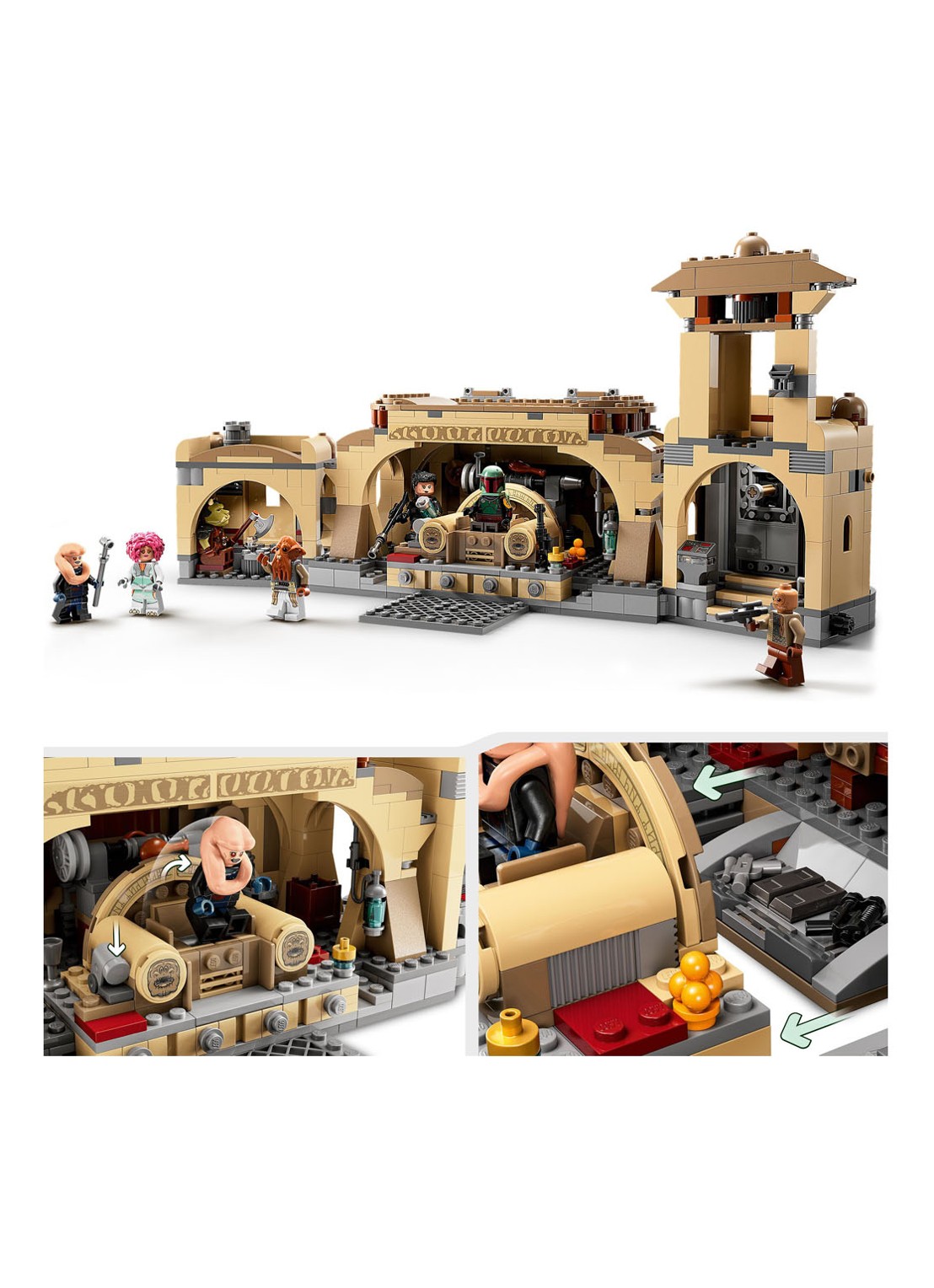 LEGO Star Wars Boba Fett's Troonzaal set - 75326 - detail 4 multicolor