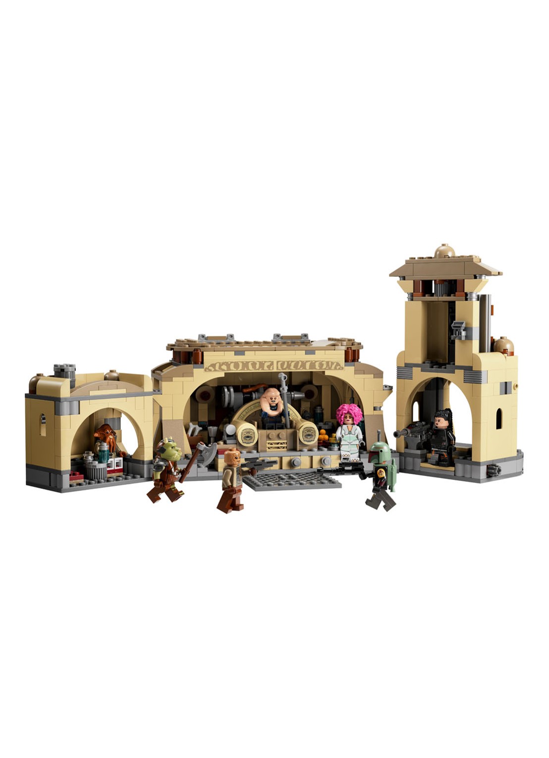 LEGO Star Wars Boba Fett's Troonzaal set - 75326 - voorkant 7 multicolor