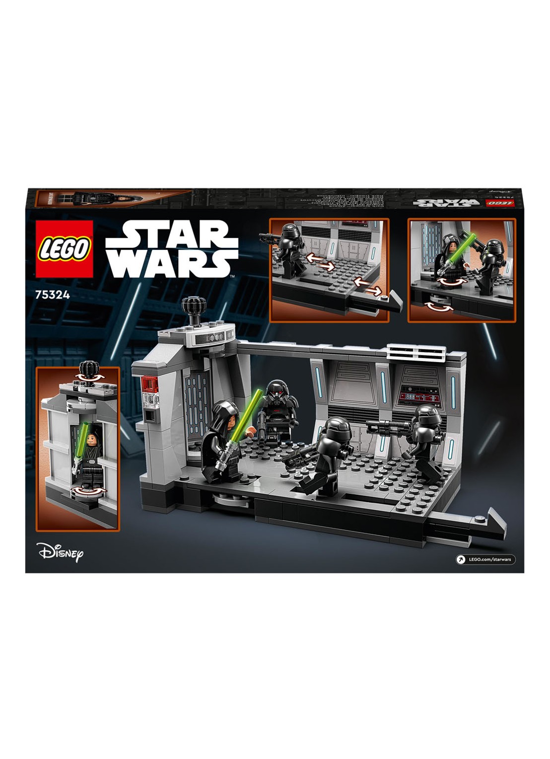 LEGO Star Wars Dark Trooper Aanval Speelgoed set - 75324 - detail 2 multicolor