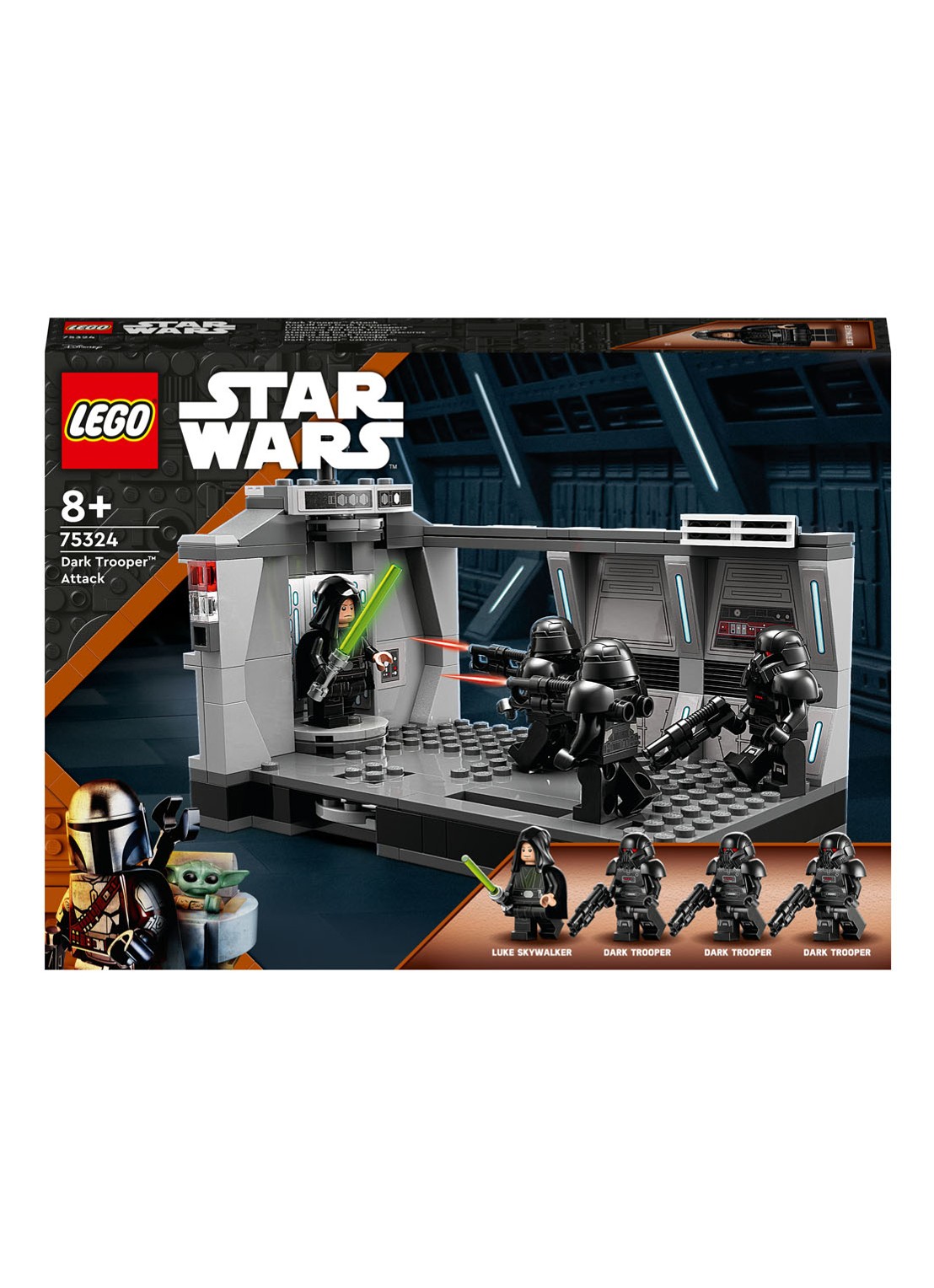 LEGO Star Wars Dark Trooper Aanval Speelgoed set - 75324 - voorkant 6 multicolor