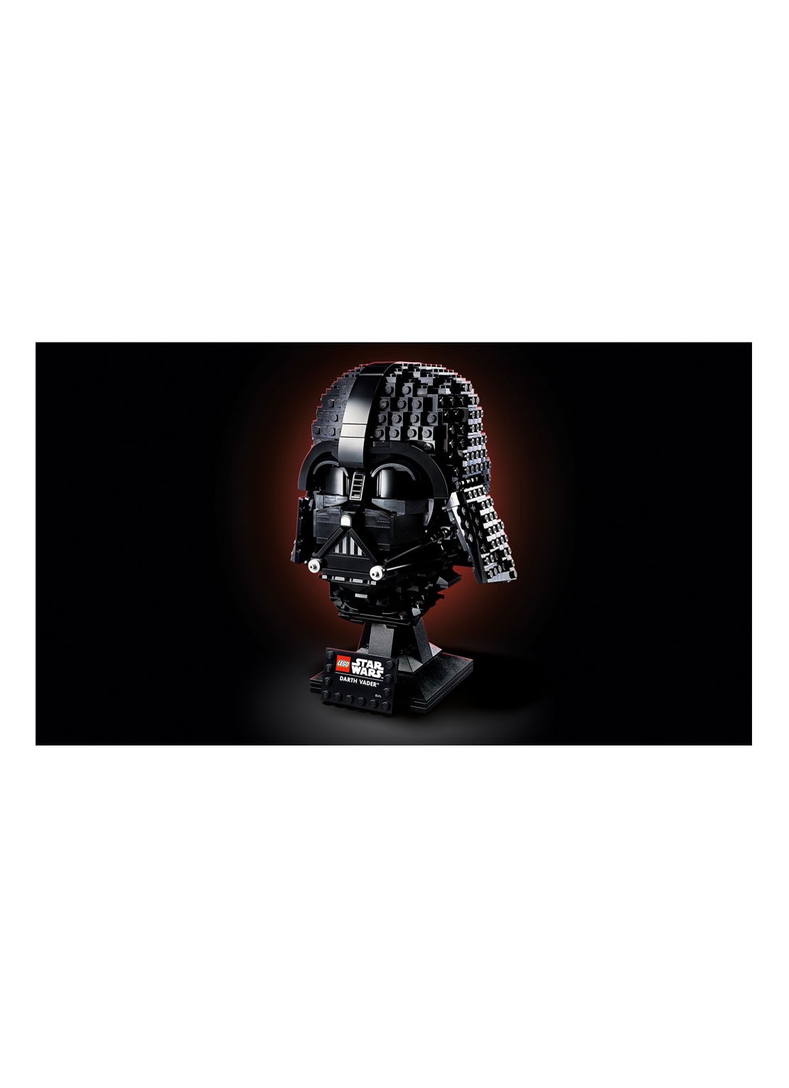 LEGO Star Wars Darth Vader helm - 75304 - detail 6 zwart
