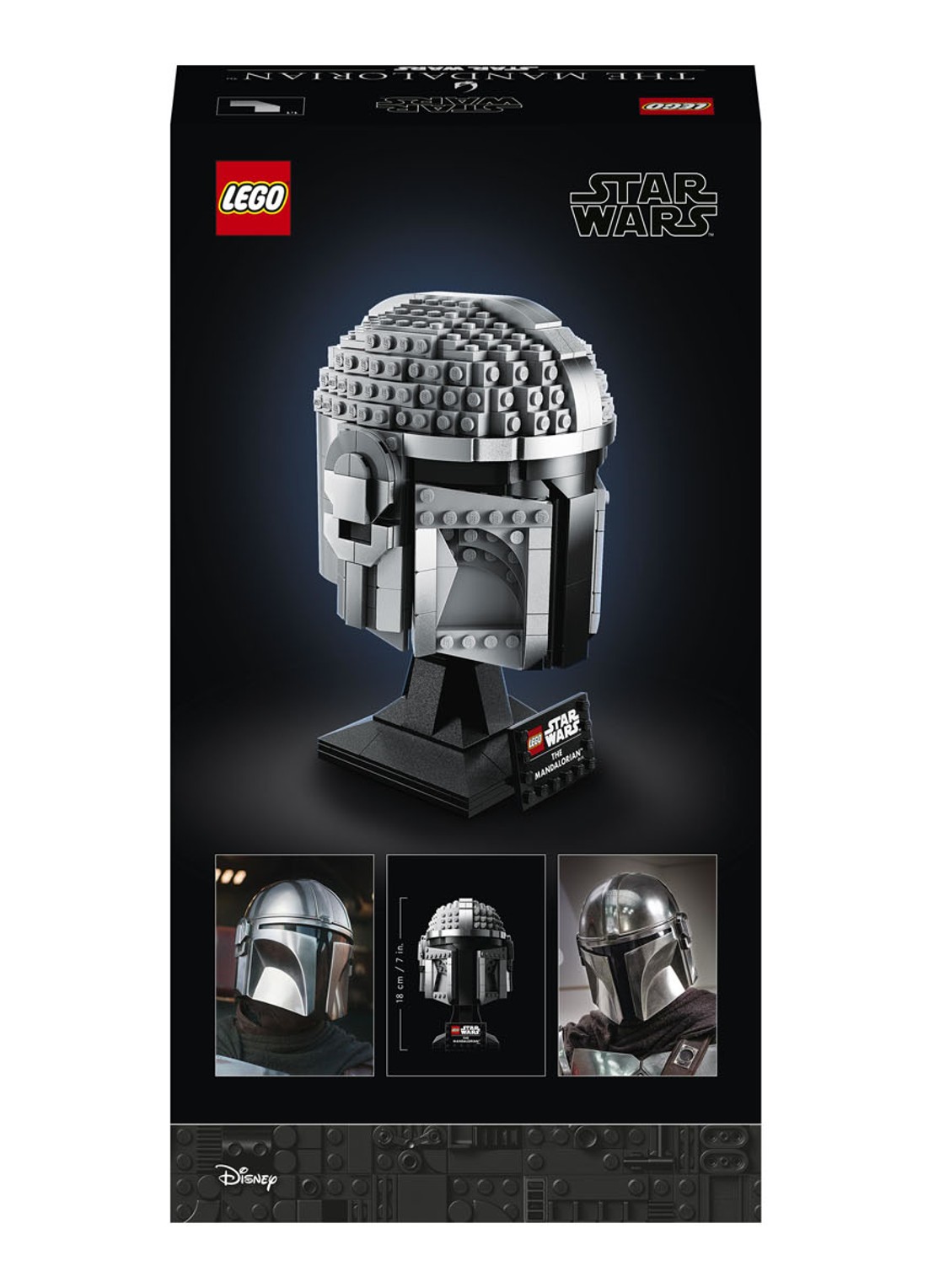 LEGO Star Wars De Mandalorian Helm set - 75328 - detail 4 multicolor
