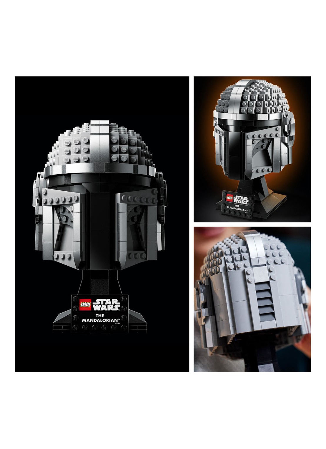 LEGO Star Wars De Mandalorian Helm set - 75328 - detail 6 multicolor