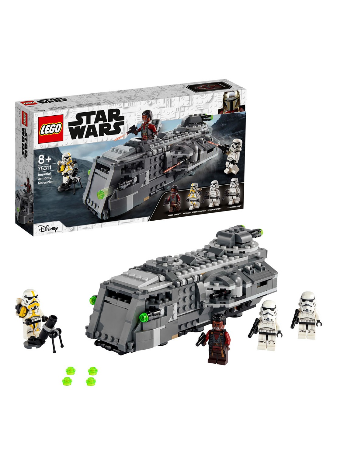 LEGO Star Wars Keizerlijke gepantserde plunderaar - 75311 - detail 3 grijs