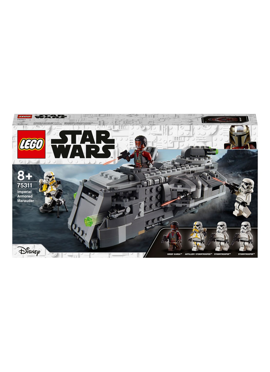 LEGO Star Wars Keizerlijke gepantserde plunderaar - 75311 - voorkant grijs