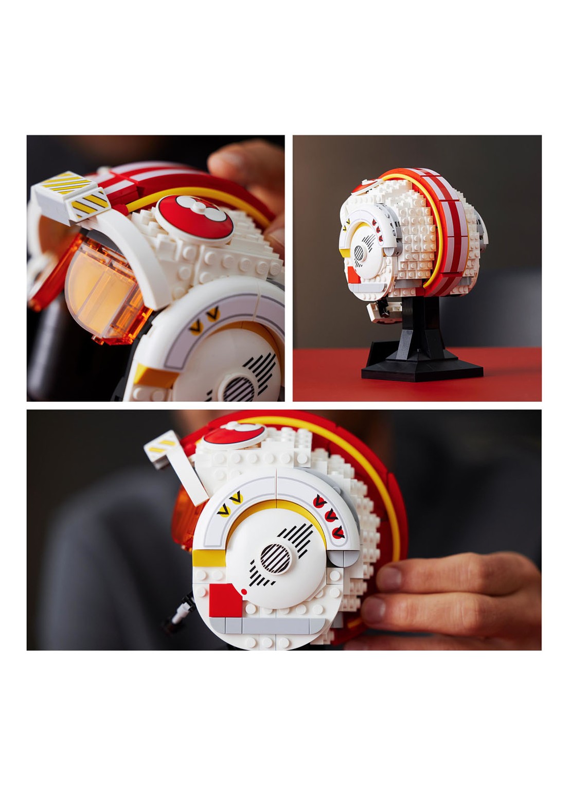 LEGO Star Wars Luke Skywalker Red Five Helm set - 75327 - detail 4 multicolor