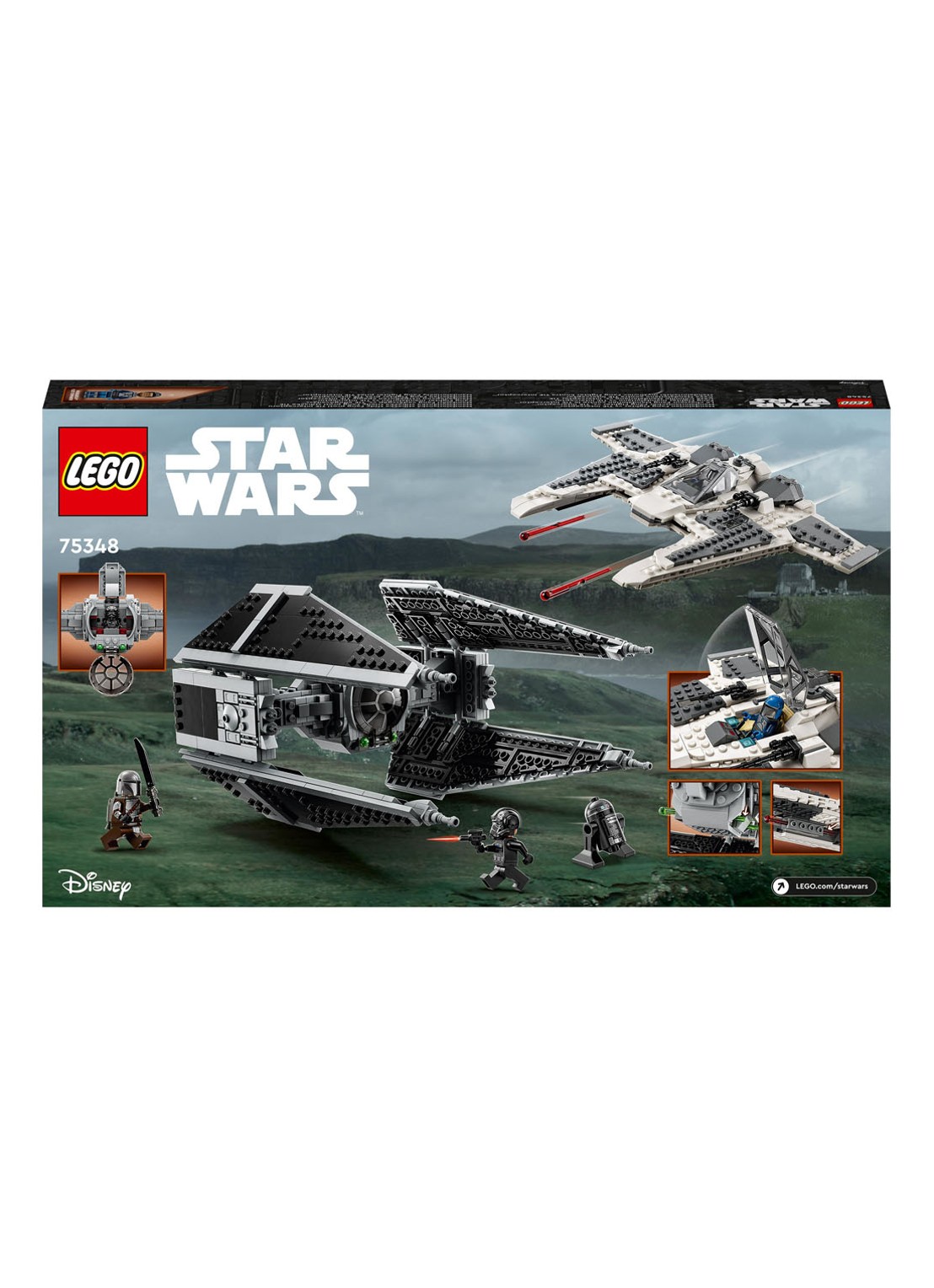 LEGO Star Wars Mandalorian Fang Fighter vs. TIE Interceptor bouwspeelgoed 75348 - detail 7 undefined