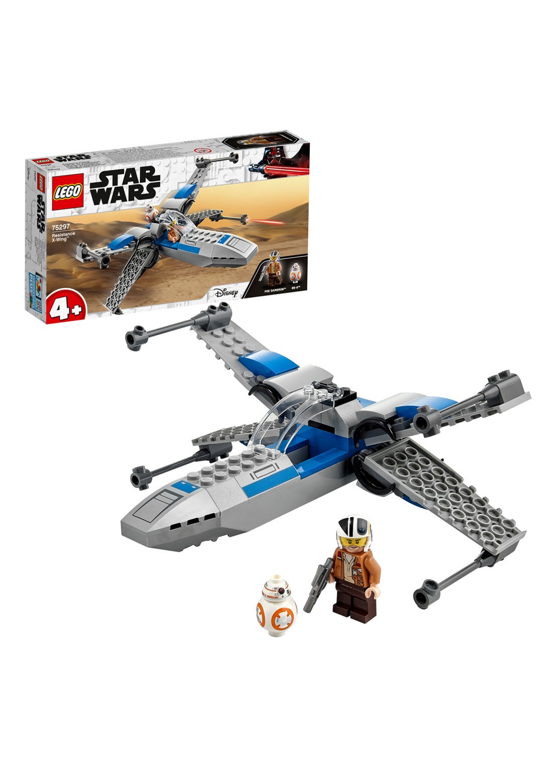 LEGO Star Wars Resistance X-Wing - 75297 - detail 3 grijs