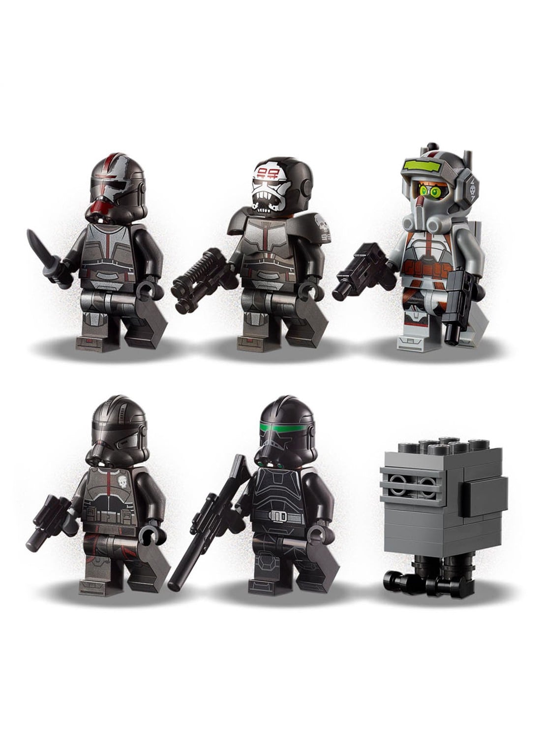 LEGO Star Wars The Bad Batch aanvalsshuttle - 75314 - detail 5 grijs
