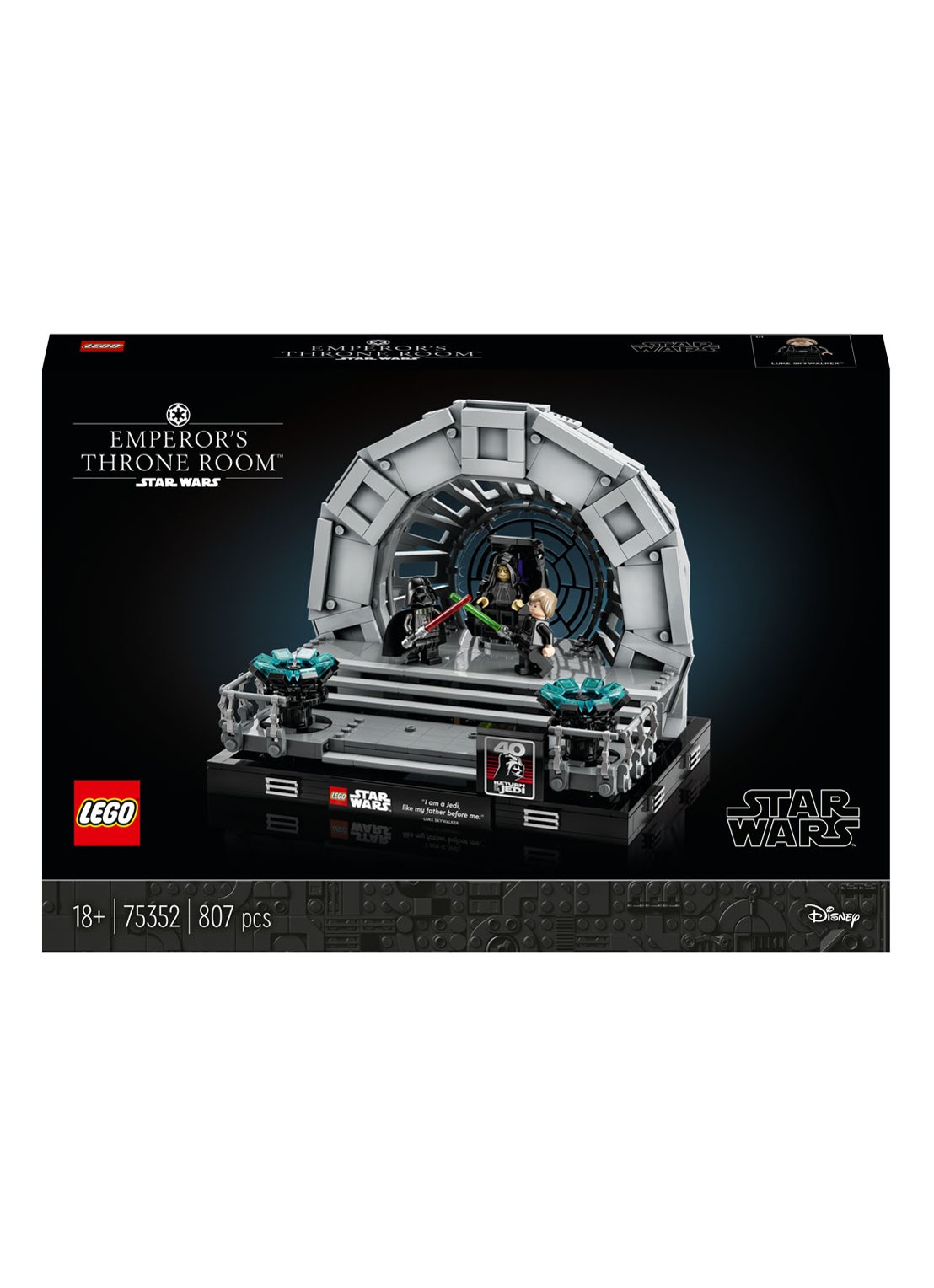 LEGO Star Wars Troonzaal van de keizer diorama bouwset - 75352 - voorkant undefined