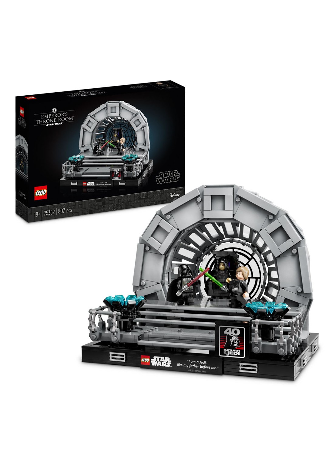 LEGO Star Wars Troonzaal van de keizer diorama bouwset - 75352 - voorkant 2 undefined