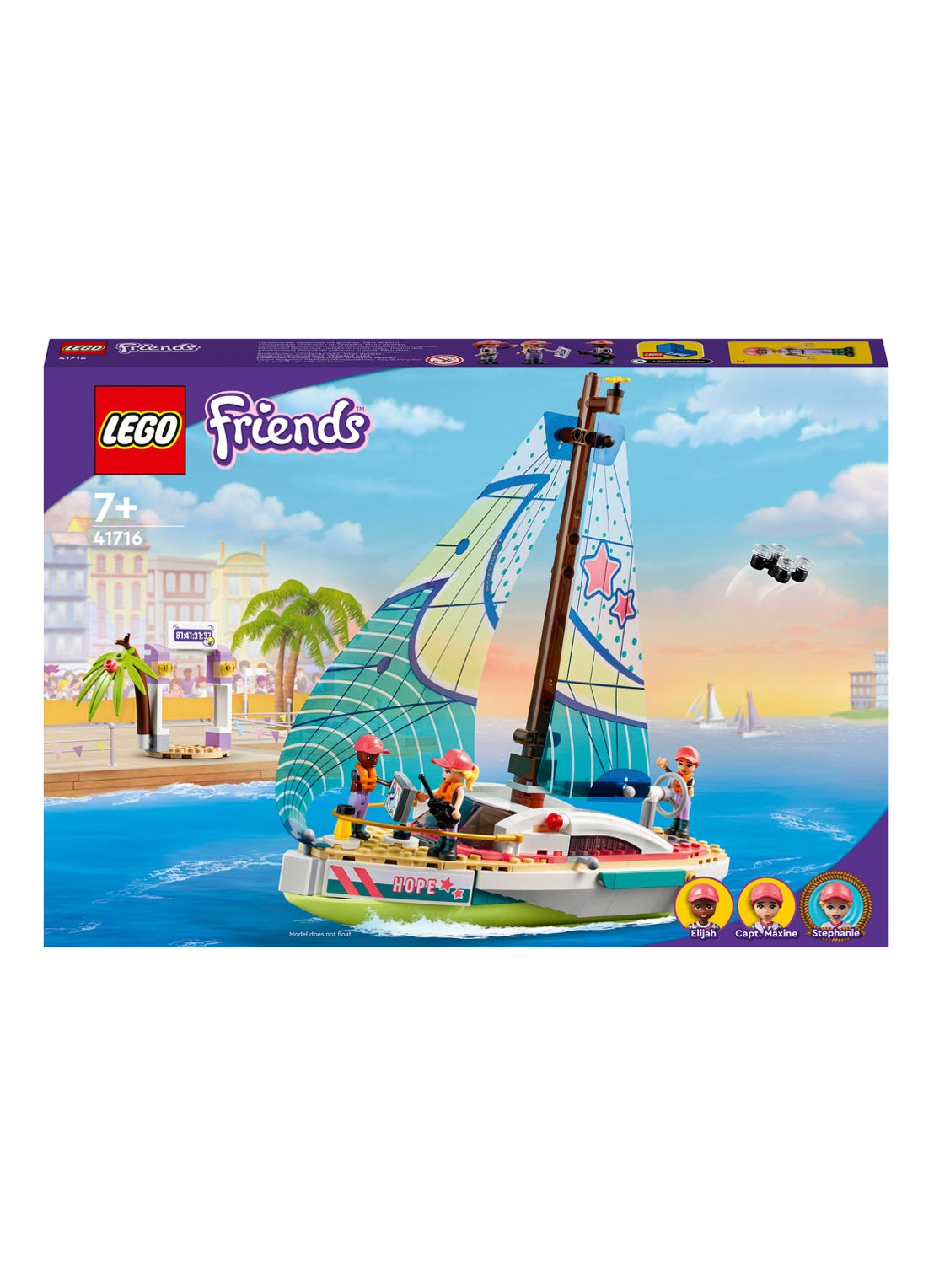 LEGO Stephanies zeilavontuur - 41716 - voorkant multicolor