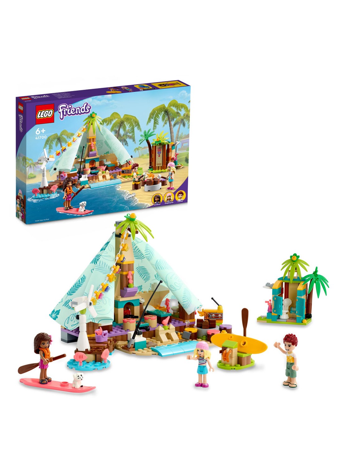 LEGO Strand Glamping bouwspeelgoed - 41700 - detail 3 multicolor