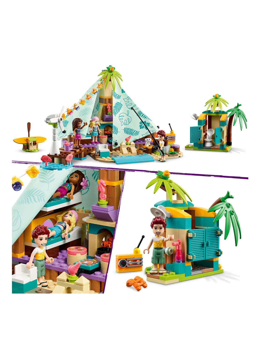 LEGO Strand Glamping bouwspeelgoed - 41700 - detail 4 multicolor