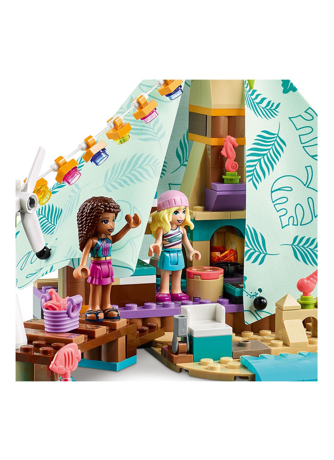 LEGO Strand Glamping bouwspeelgoed - 41700 - detail 7 multicolor