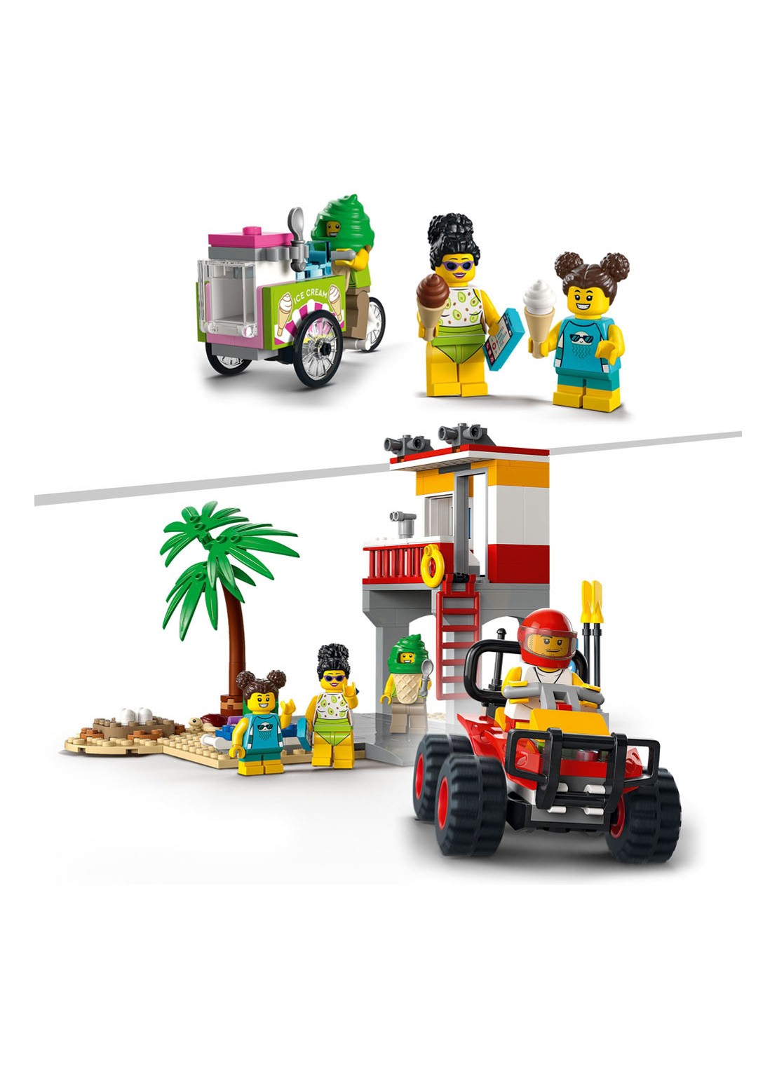 LEGO Strandwachter Uitkijkpost bouwspeelgoed - 60328 - detail 4 multicolor