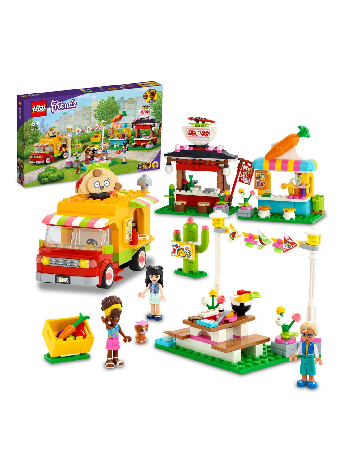 LEGO Streetfoodmarkt bouwspeelgoed - 41701 - detail 3 multicolor