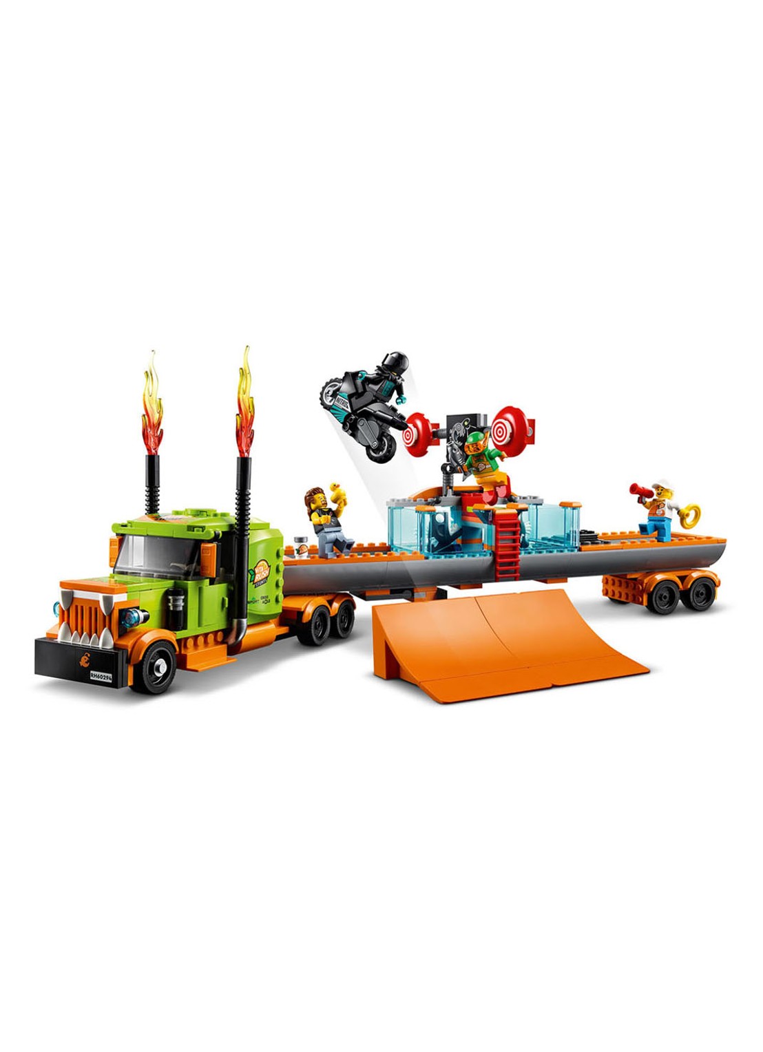 LEGO Stunt Show Truck bouwsets - 60294 - voorkant 7 orange