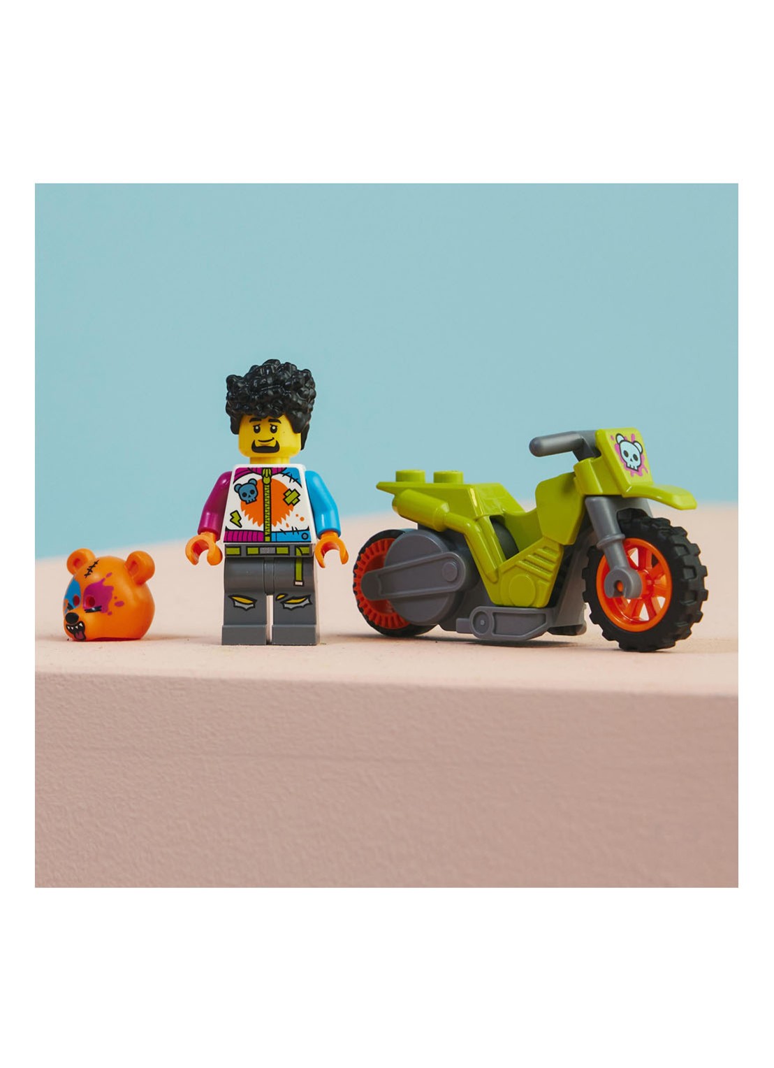 LEGO Stuntz Beer stuntmotor Actie Speelset - 60356   - detail 6 multicolor