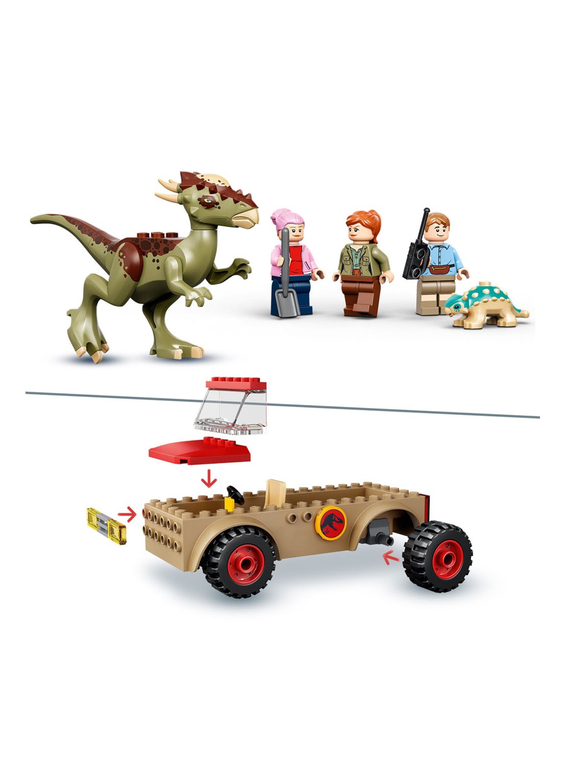 LEGO Stygimoloch Dinosaurus Ontsnapping - 76939 - detail 5 multicolor