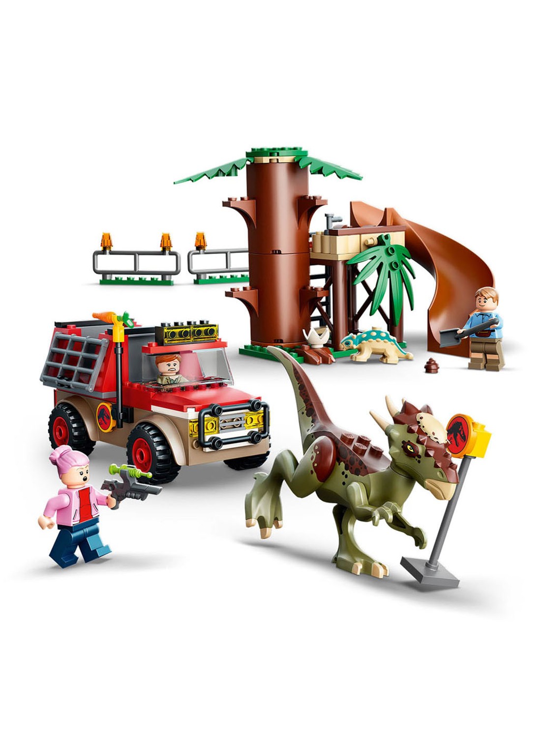 LEGO Stygimoloch Dinosaurus Ontsnapping - 76939 - voorkant 2 multicolor
