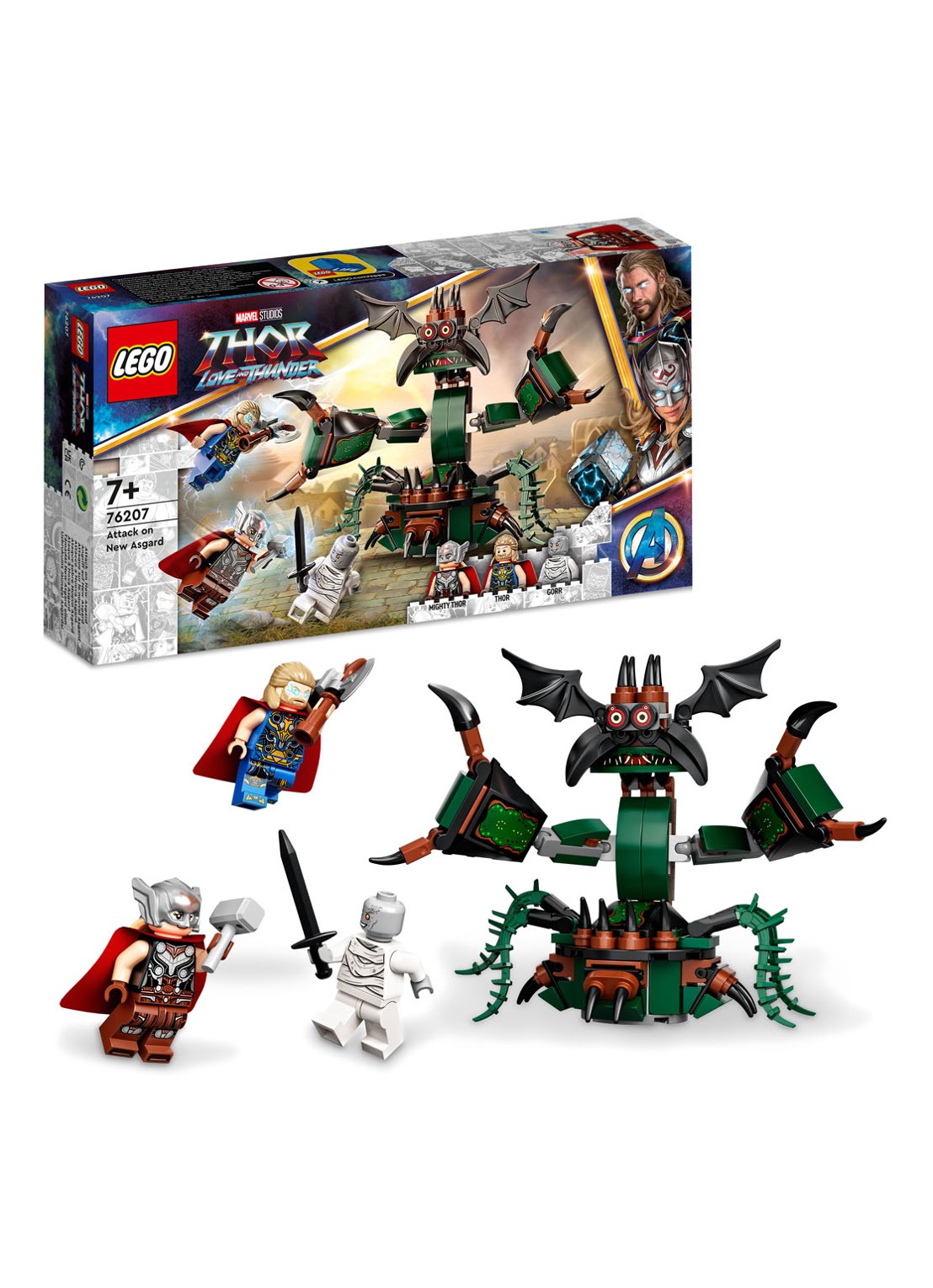 LEGO Super Heroes Aanval op New Asgard - 76207 - voorkant 2 multicolor
