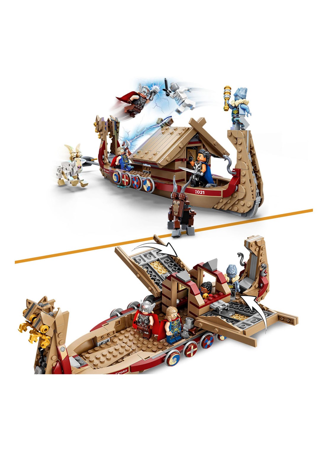 LEGO Super Heroes Het Geitenschip - 76208 - detail 5 multicolor