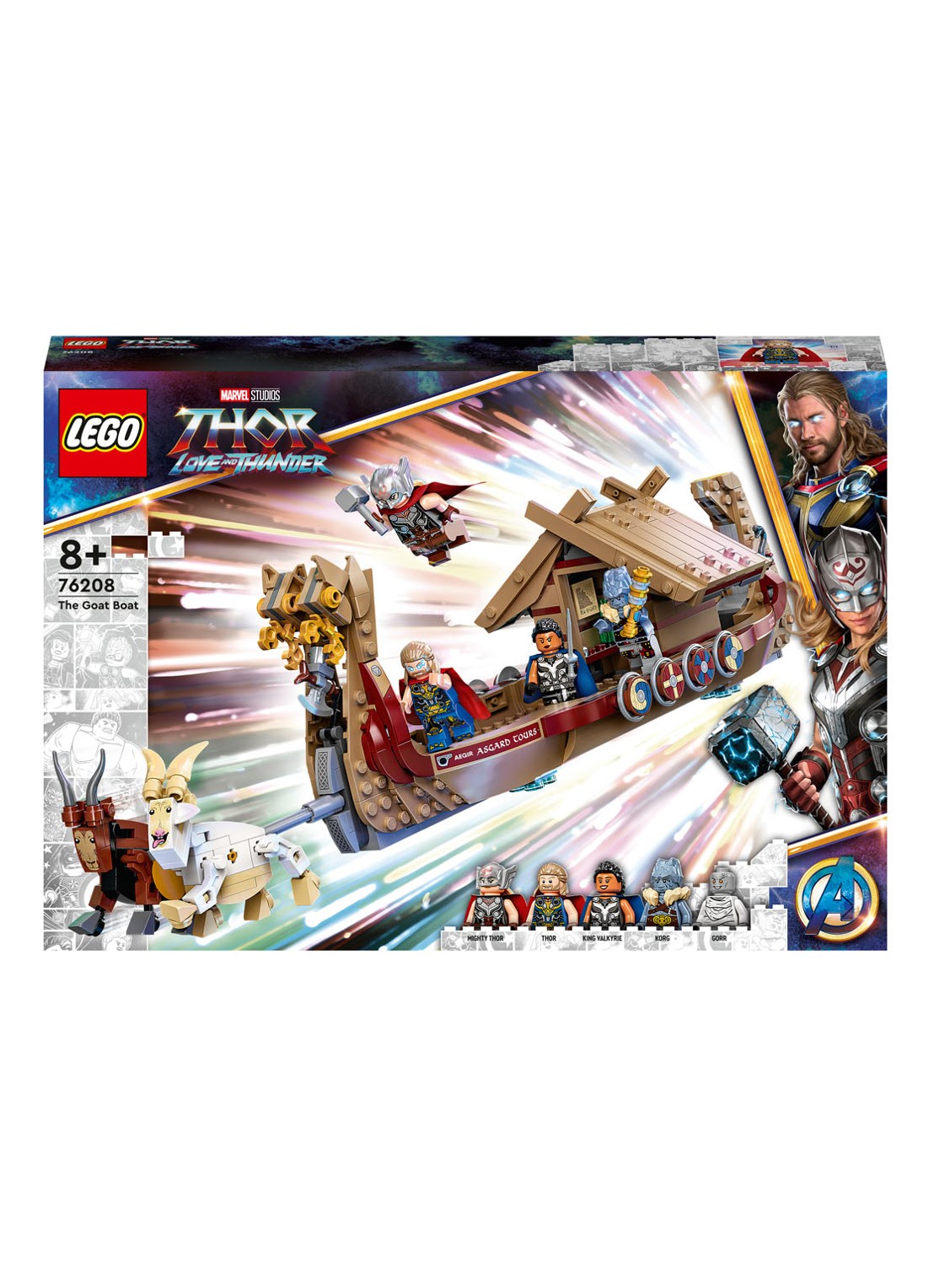 LEGO Super Heroes Het Geitenschip - 76208 - voorkant multicolor