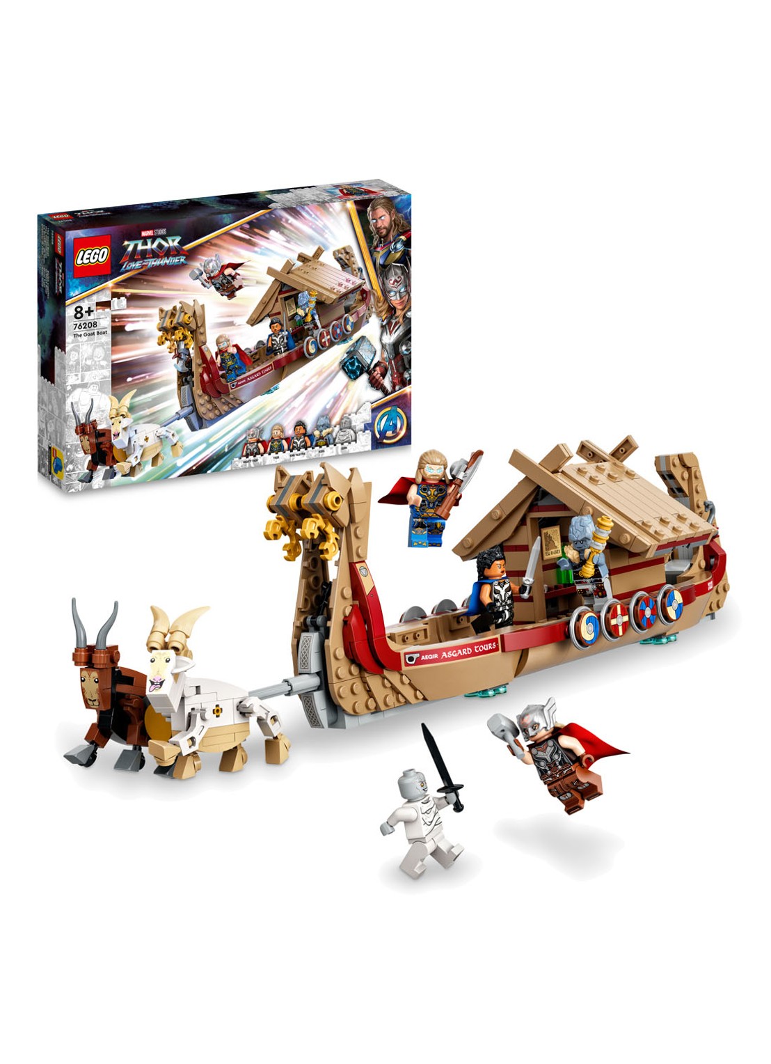 LEGO Super Heroes Het Geitenschip - 76208 - voorkant 2 multicolor