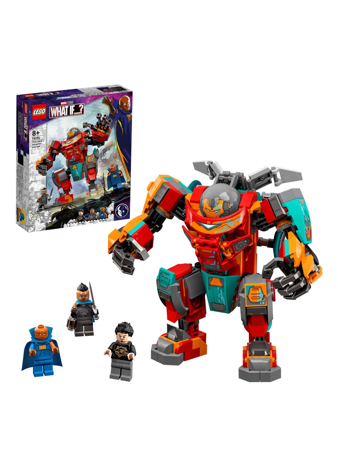LEGO Super Heroes Tony Stark’s Sakaarian Iron Man - 76194 - detail 3 steenrood