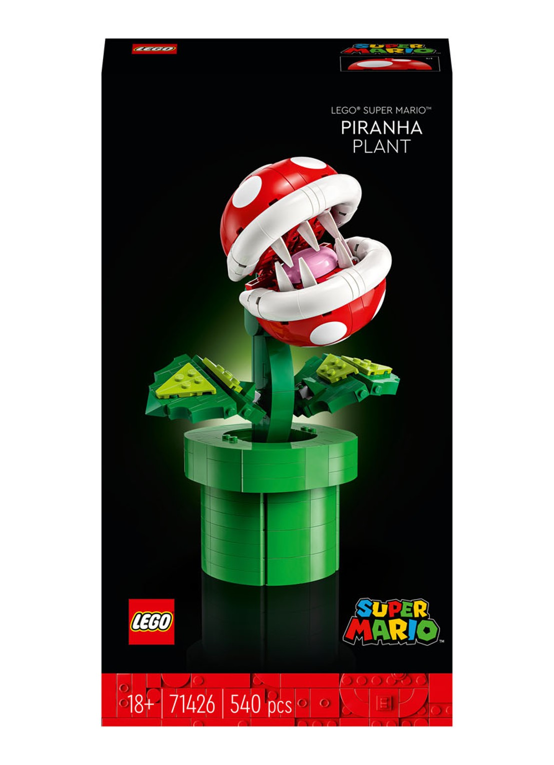 LEGO Super Mario Piranha plant - 71426 - voorkant multicolor
