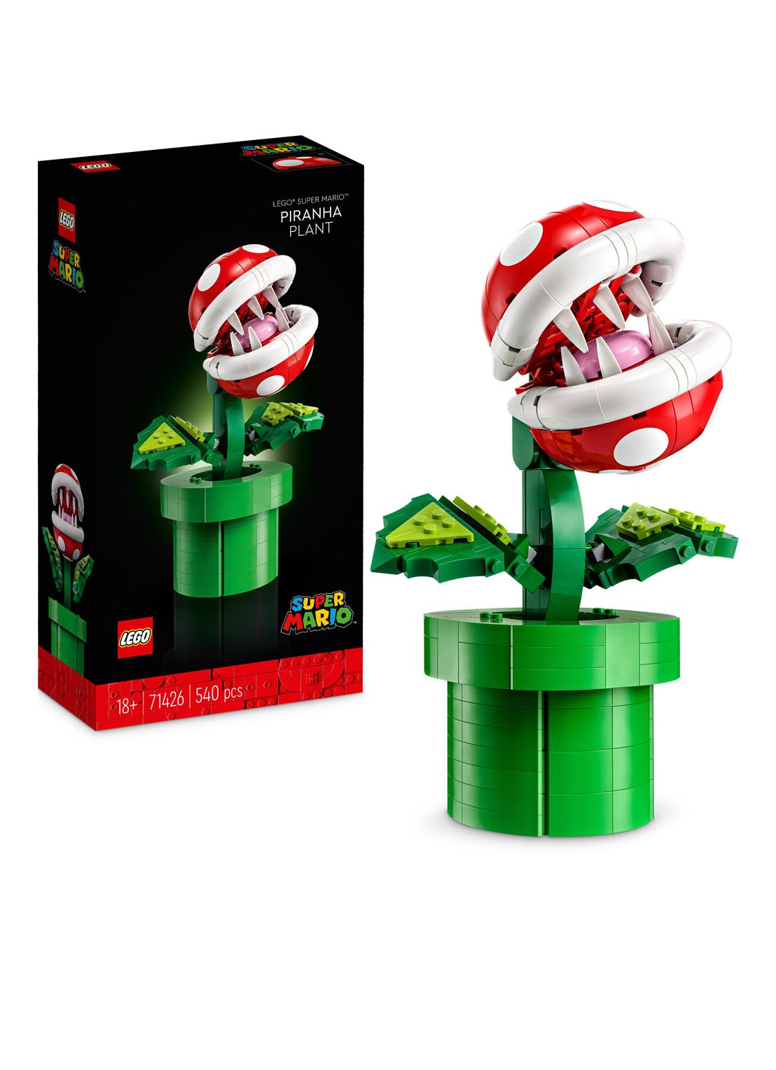 LEGO Super Mario Piranha plant - 71426 - voorkant 2 multicolor