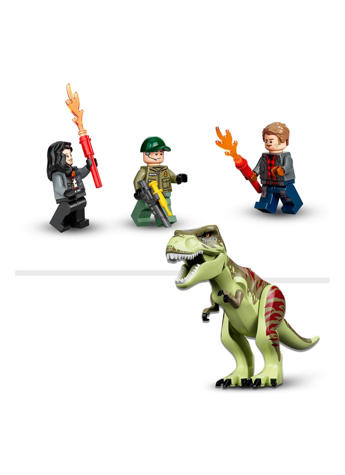 LEGO T. rex dinosaurus ontsnapping - 76944 - detail 5 multicolor