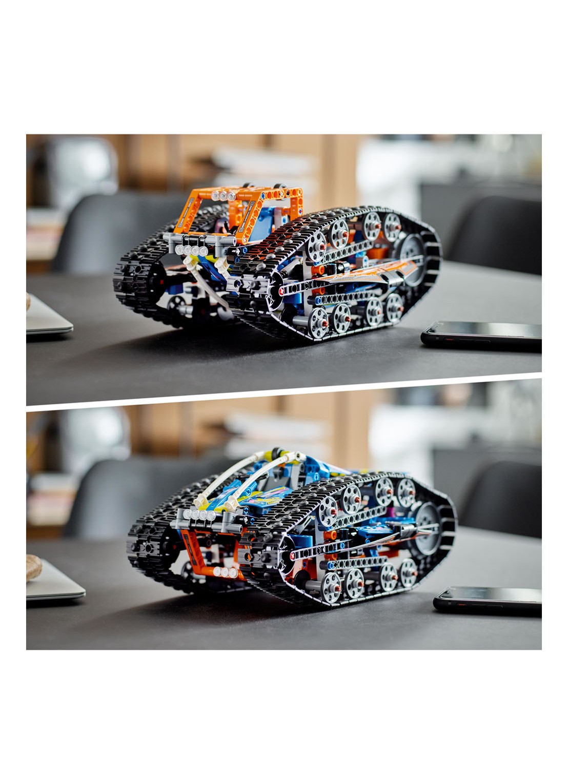 LEGO Technic App RC Transformatie Auto set - 42140 - detail 4 multicolor